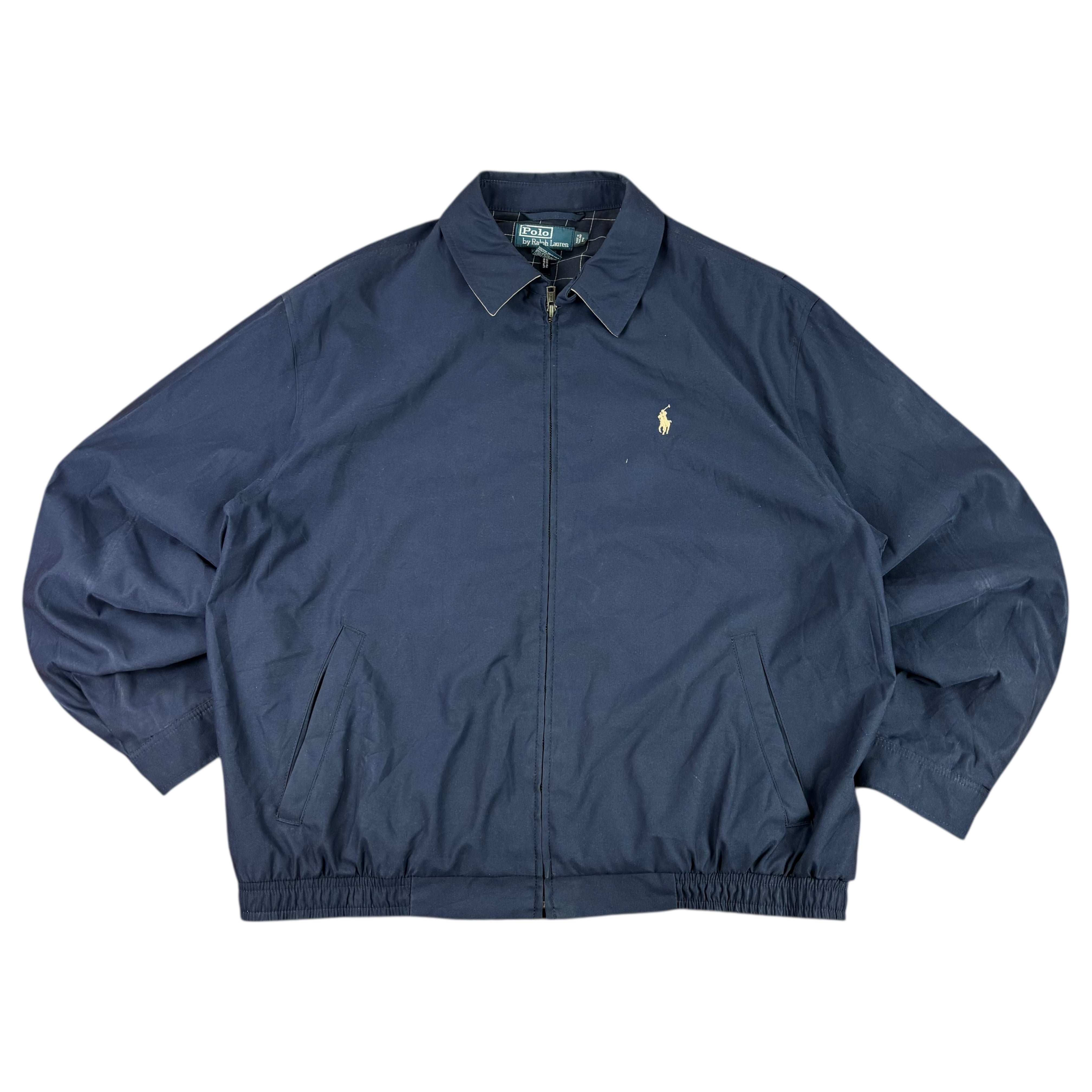 Polo Ralph Lauren Navy Bi-Swing Harrington Windbreaker (L)