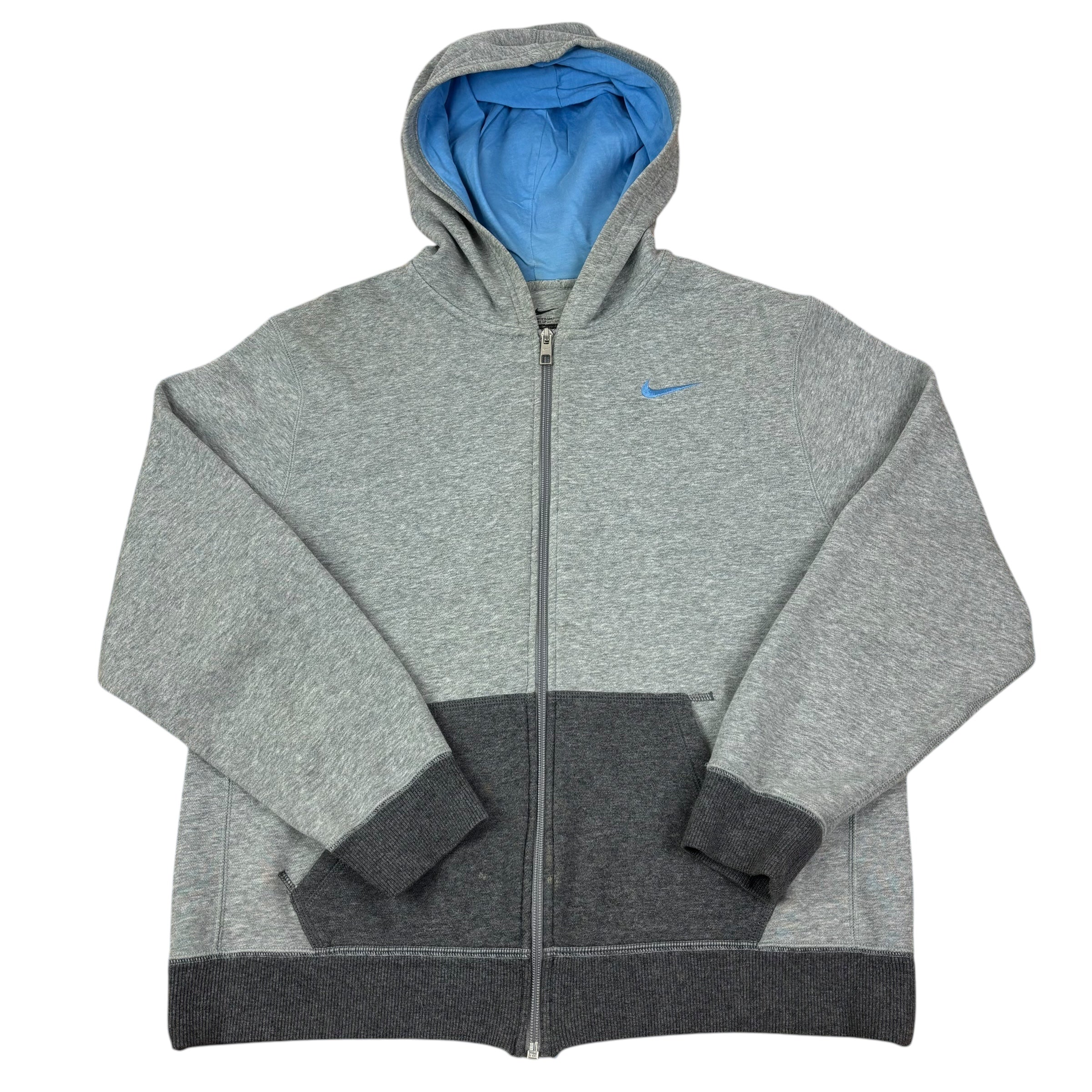 Nike Y2K Blue Logo Hoodie (Women’s XL)