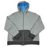 Nike Y2K Blue Logo Hoodie (Women’s XL)