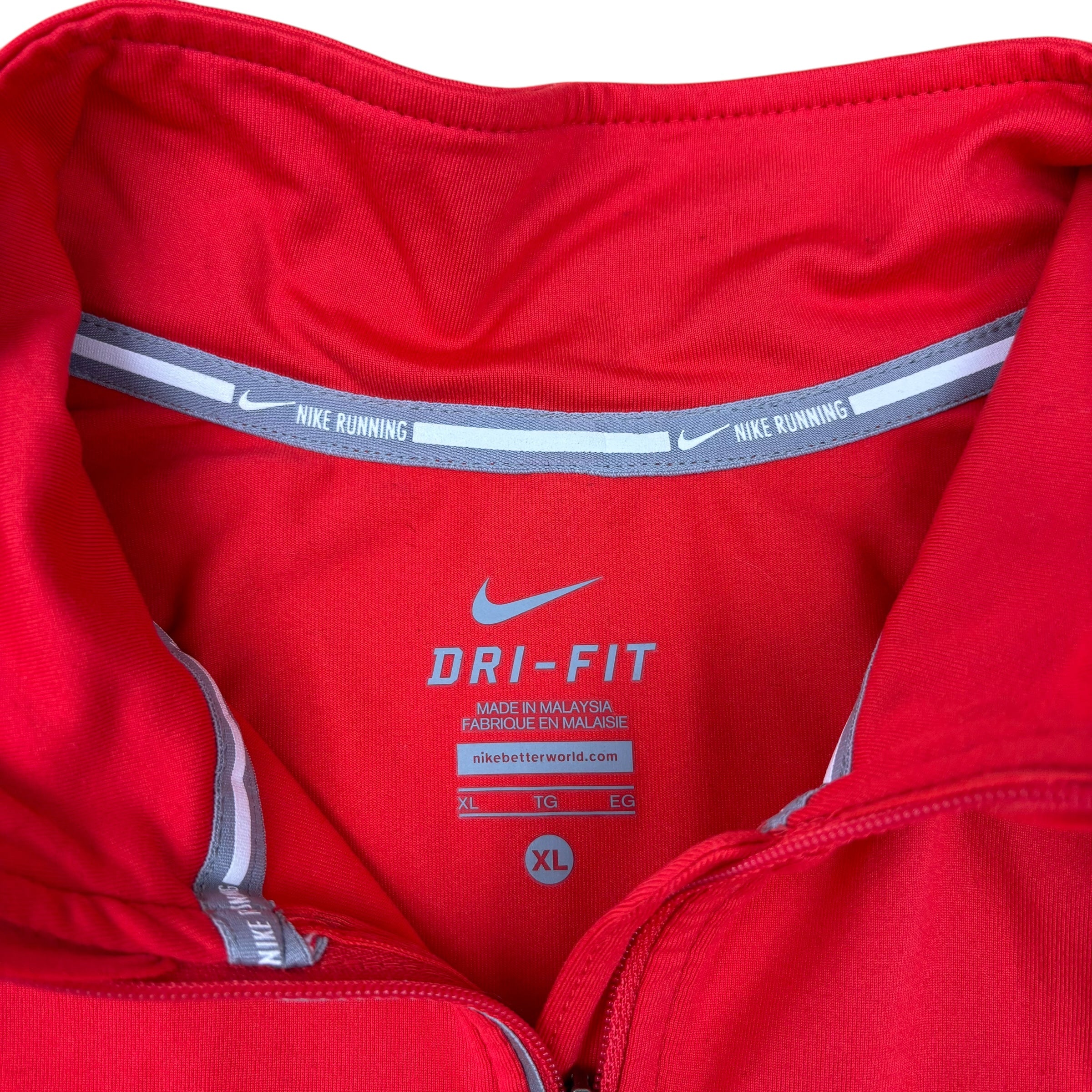 Nike Running Red Dri-Fit Track Jacket (Women’s XL)