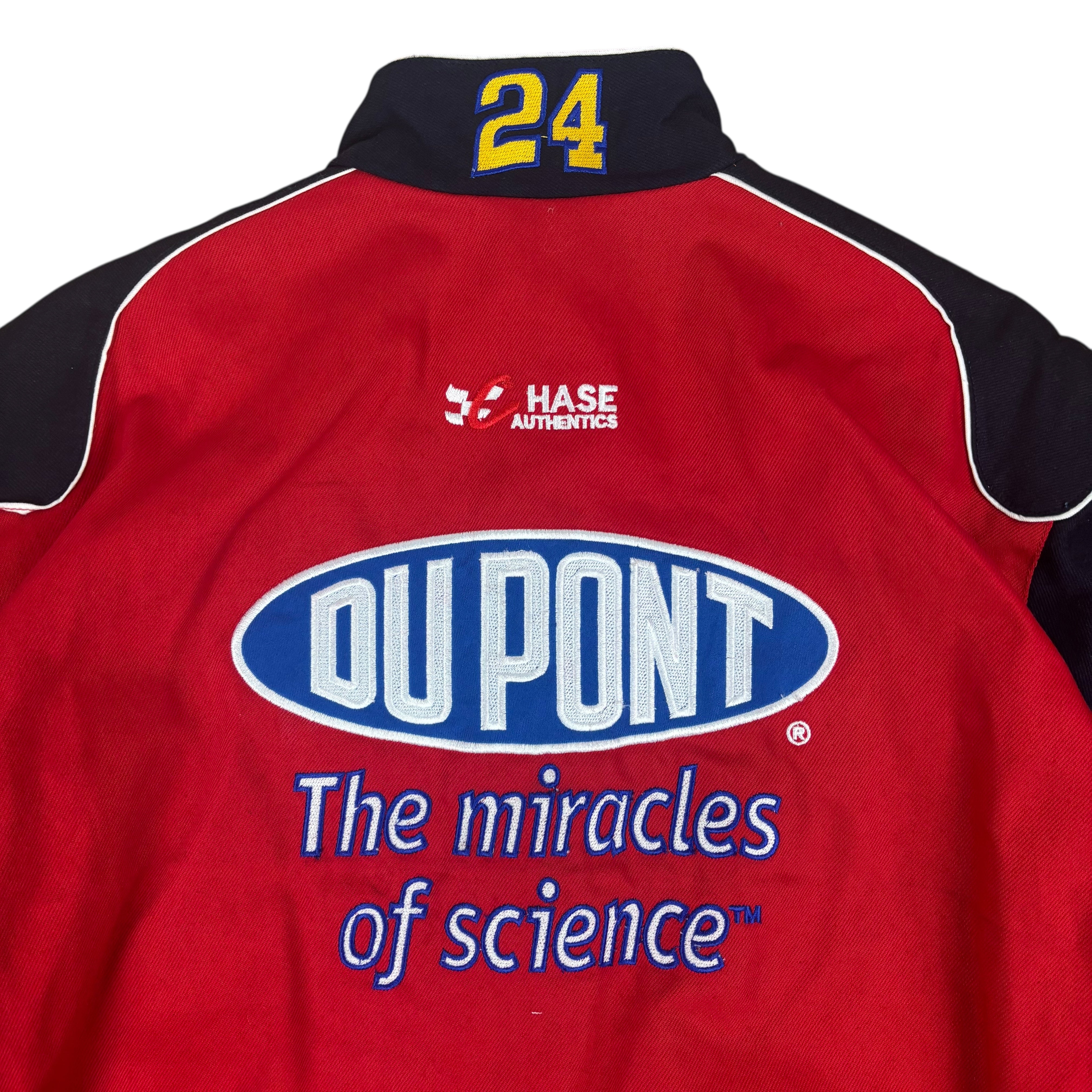 Chase Authentics DuPont Jeff Gordon NASCAR Racing Jacket (L)