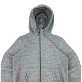 Nike Y2K Red Striped Hoodie (Women’s M)