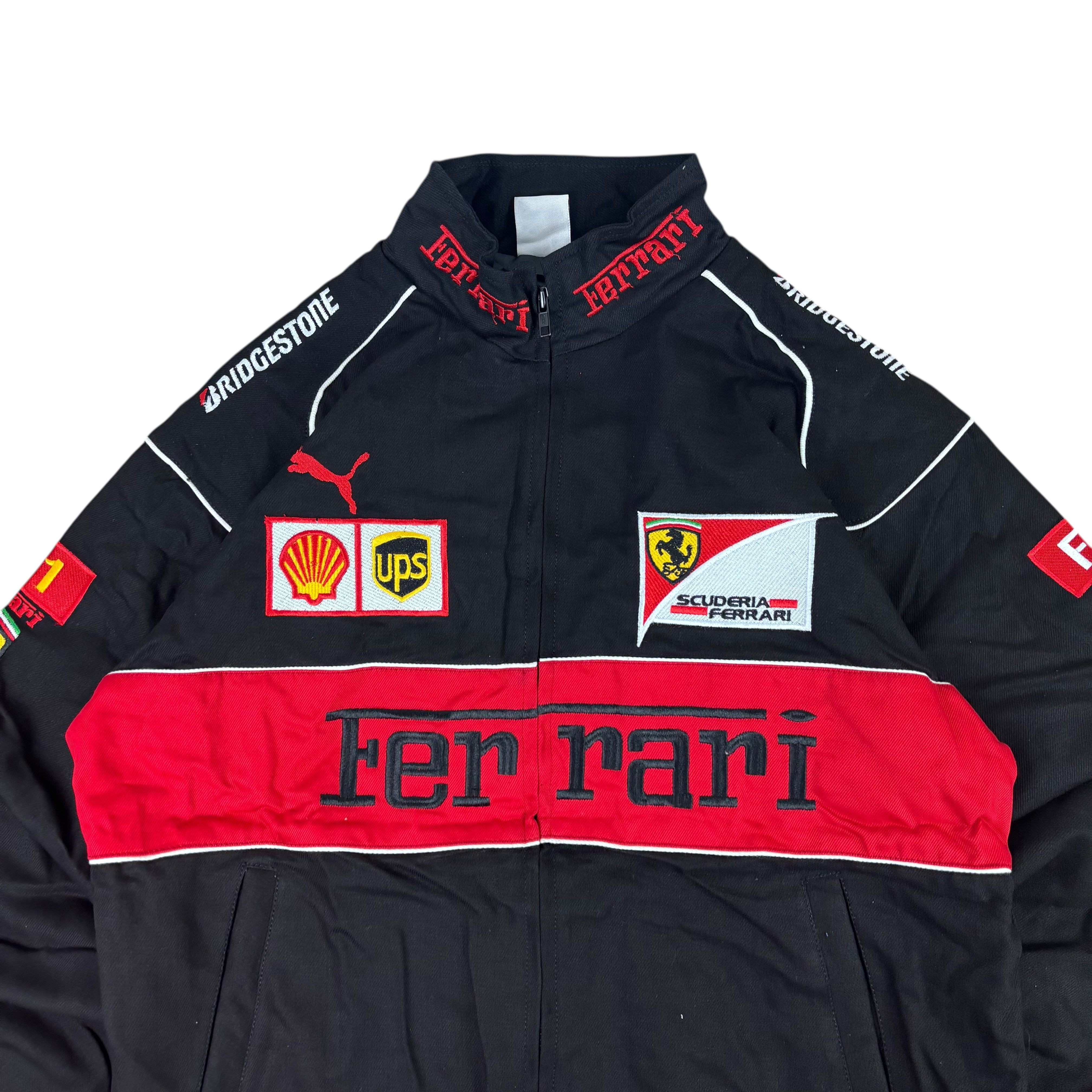Puma Scuderia Ferrari Black F1 Racing Jacket (L)
