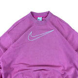 Nike Pink Oversized Swoosh Sweater (Women’s S)
