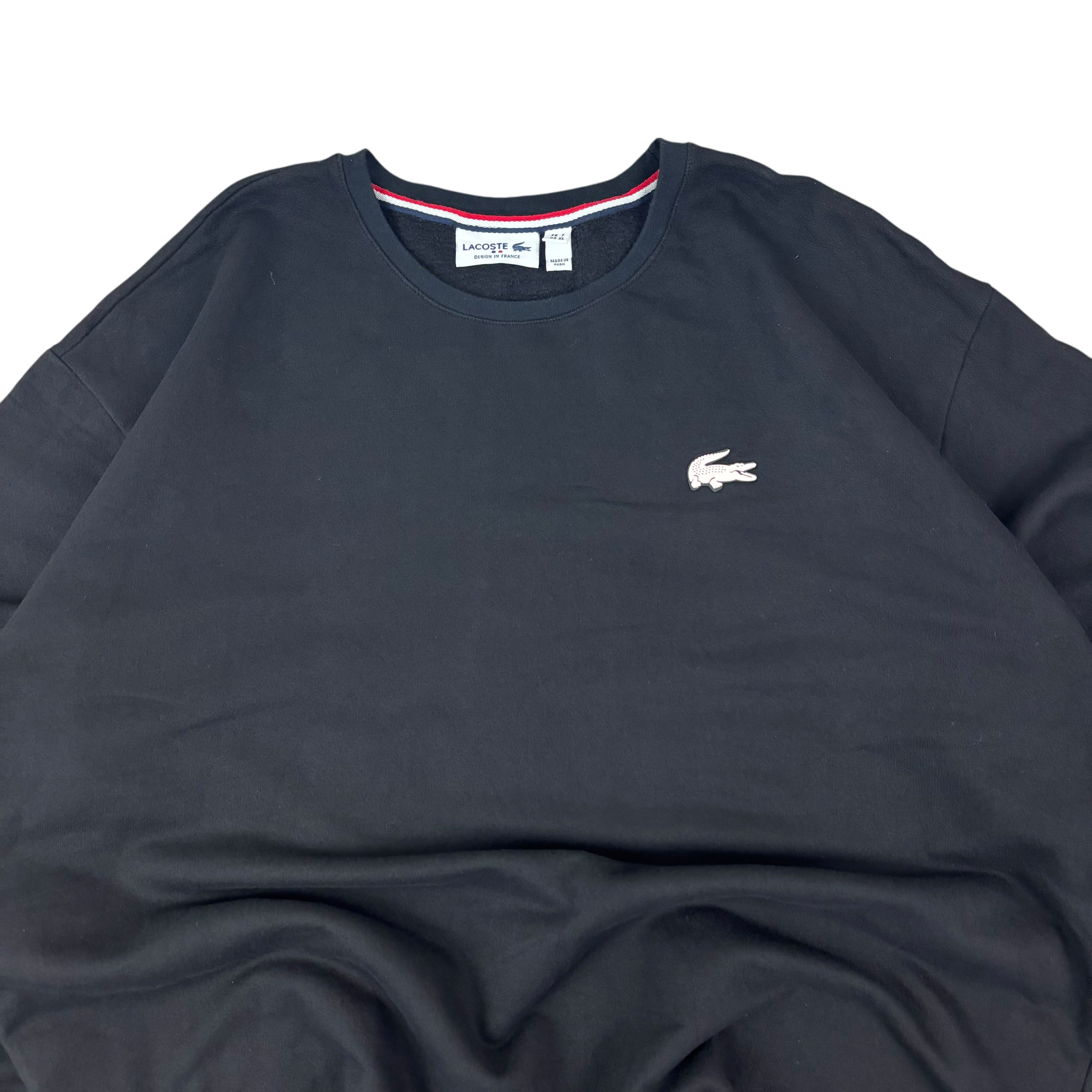 Lacoste France Black Logo Sweater (XL)