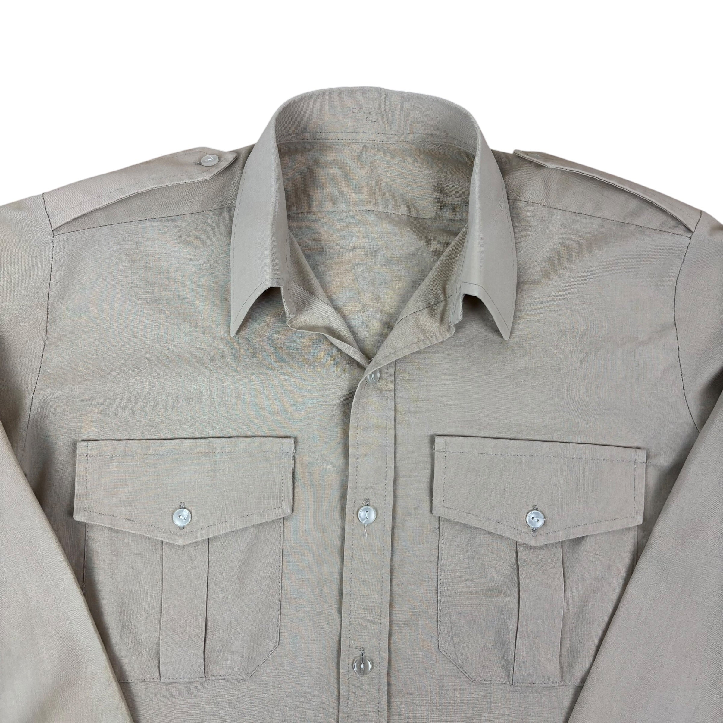 Irish Army 90s Tan LS Combat Shirt (S)