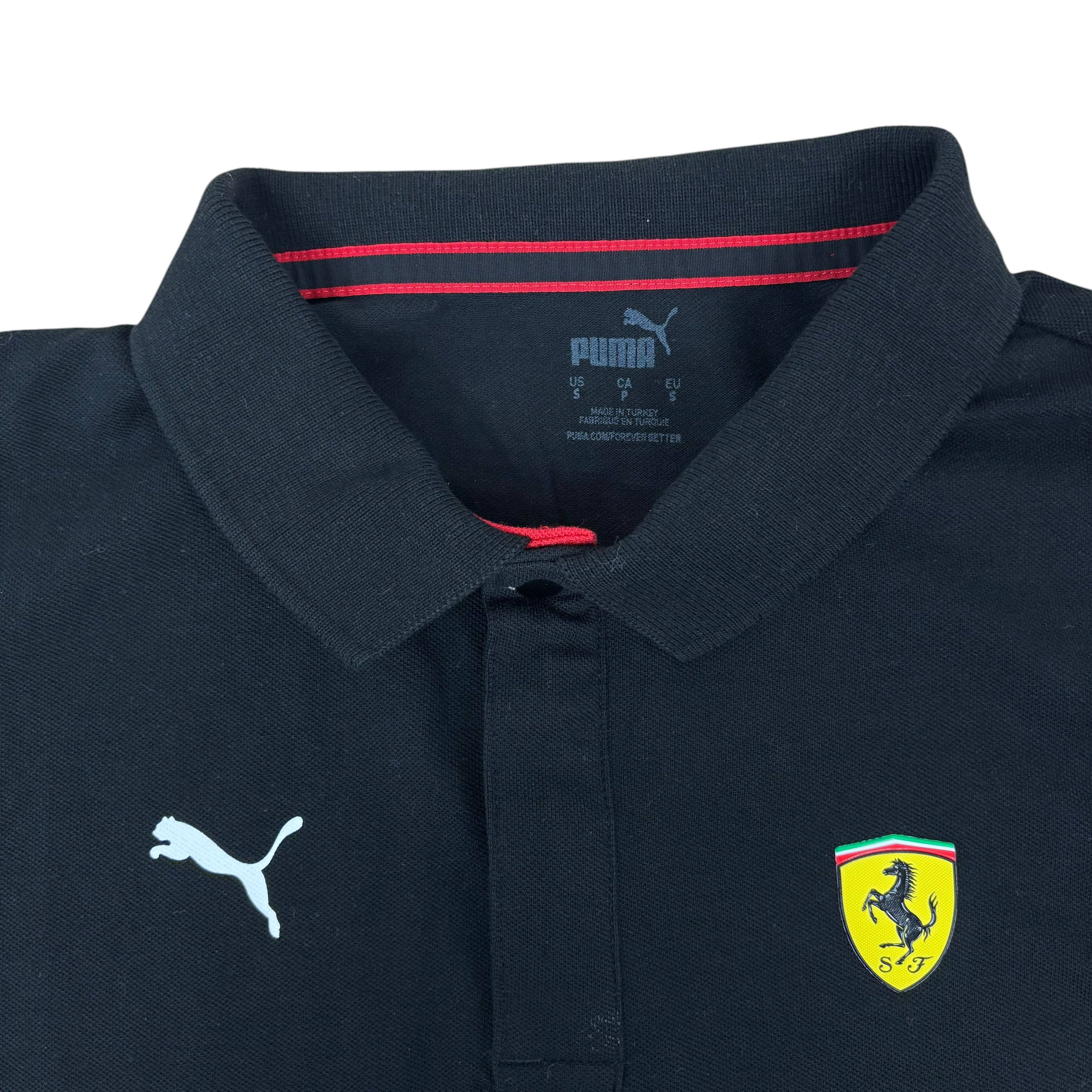 Puma Ferrari Black Polo Shirt (S)