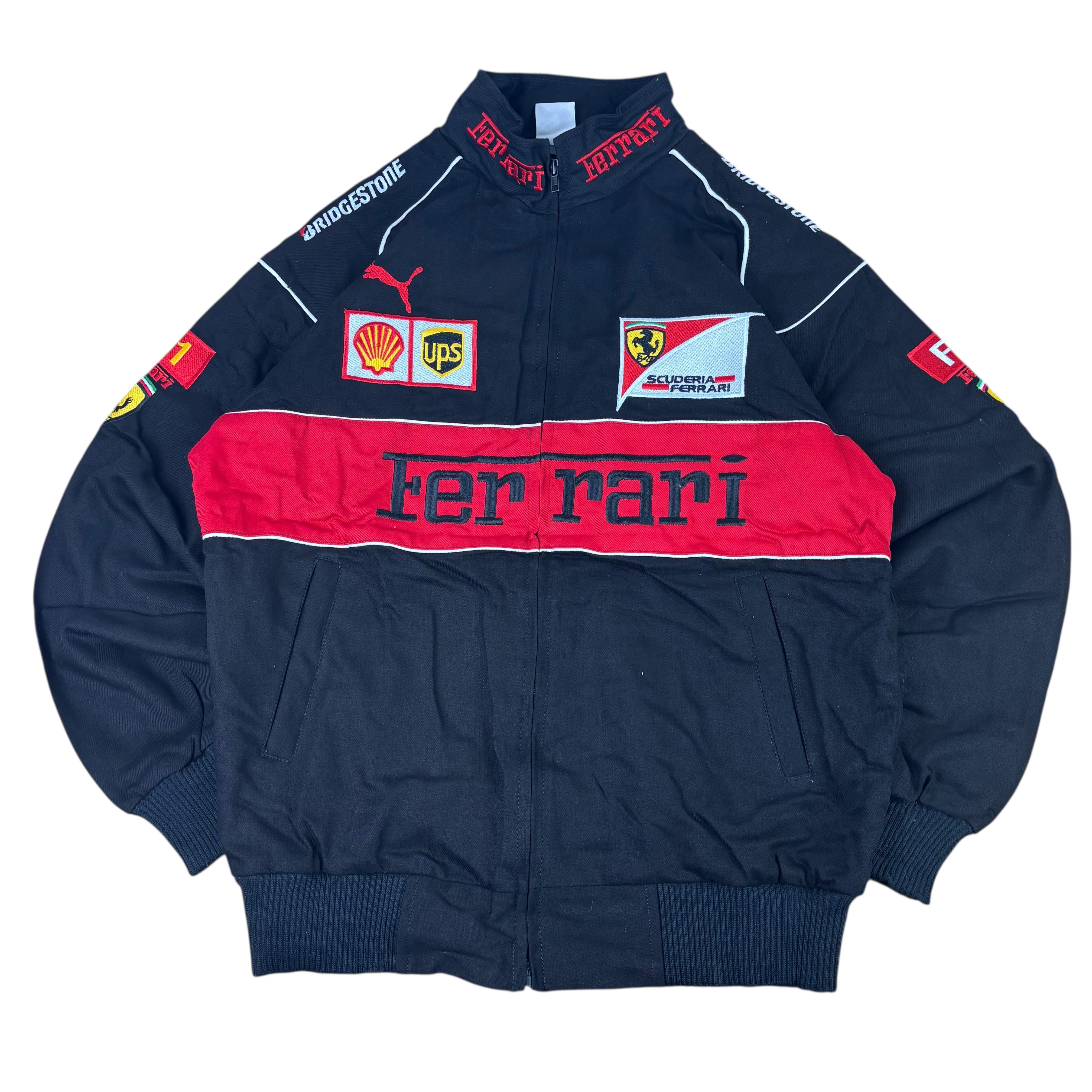 Puma Scuderia Ferrari Black F1 Racing Jacket (L)