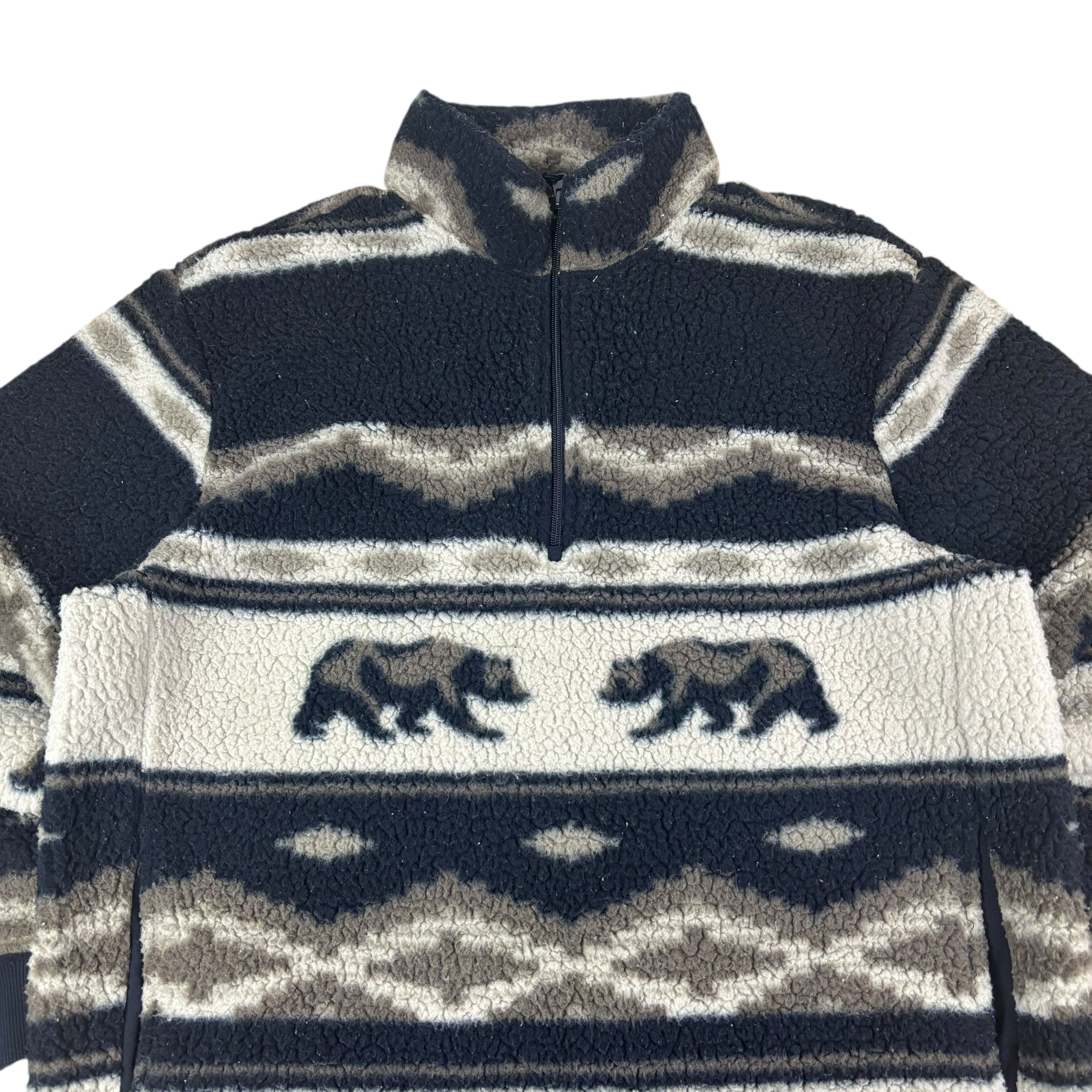 Old Navy Vintage Bear Pattern Fleece (M)