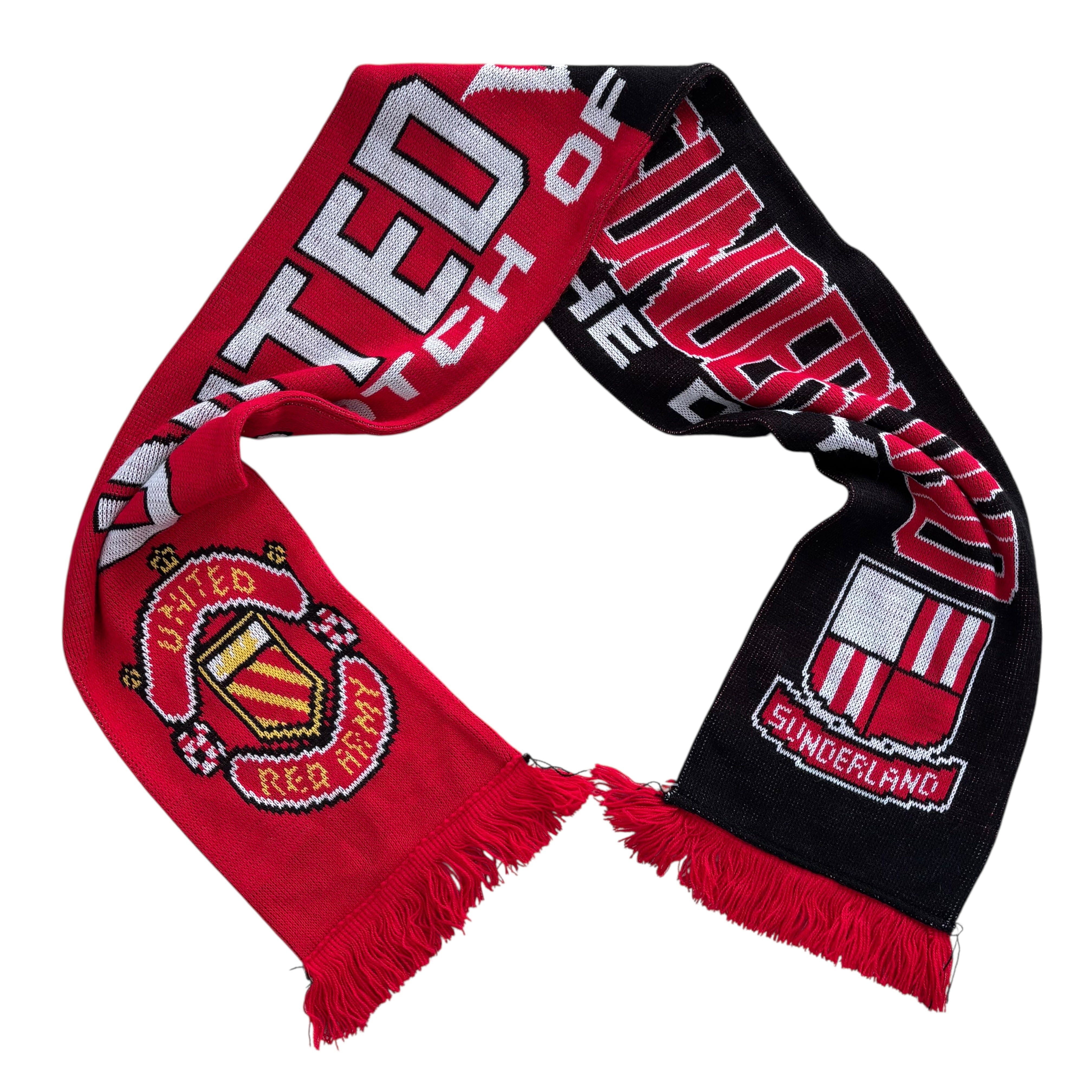 Manchester United FC x Sunderland AFC Match of the Day Football Scarf