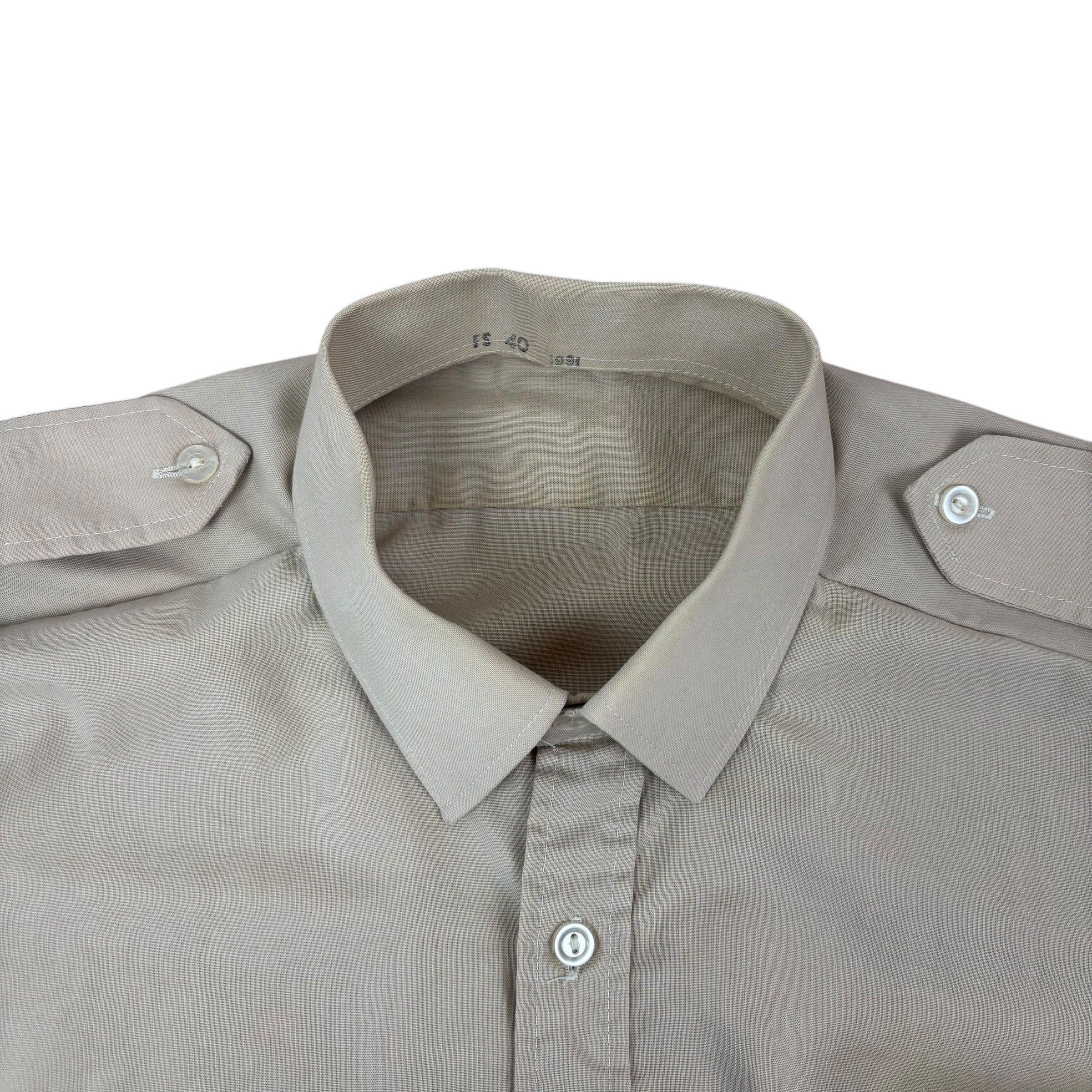 Irish Army 1991 Tan SS Combat Shirt (M)