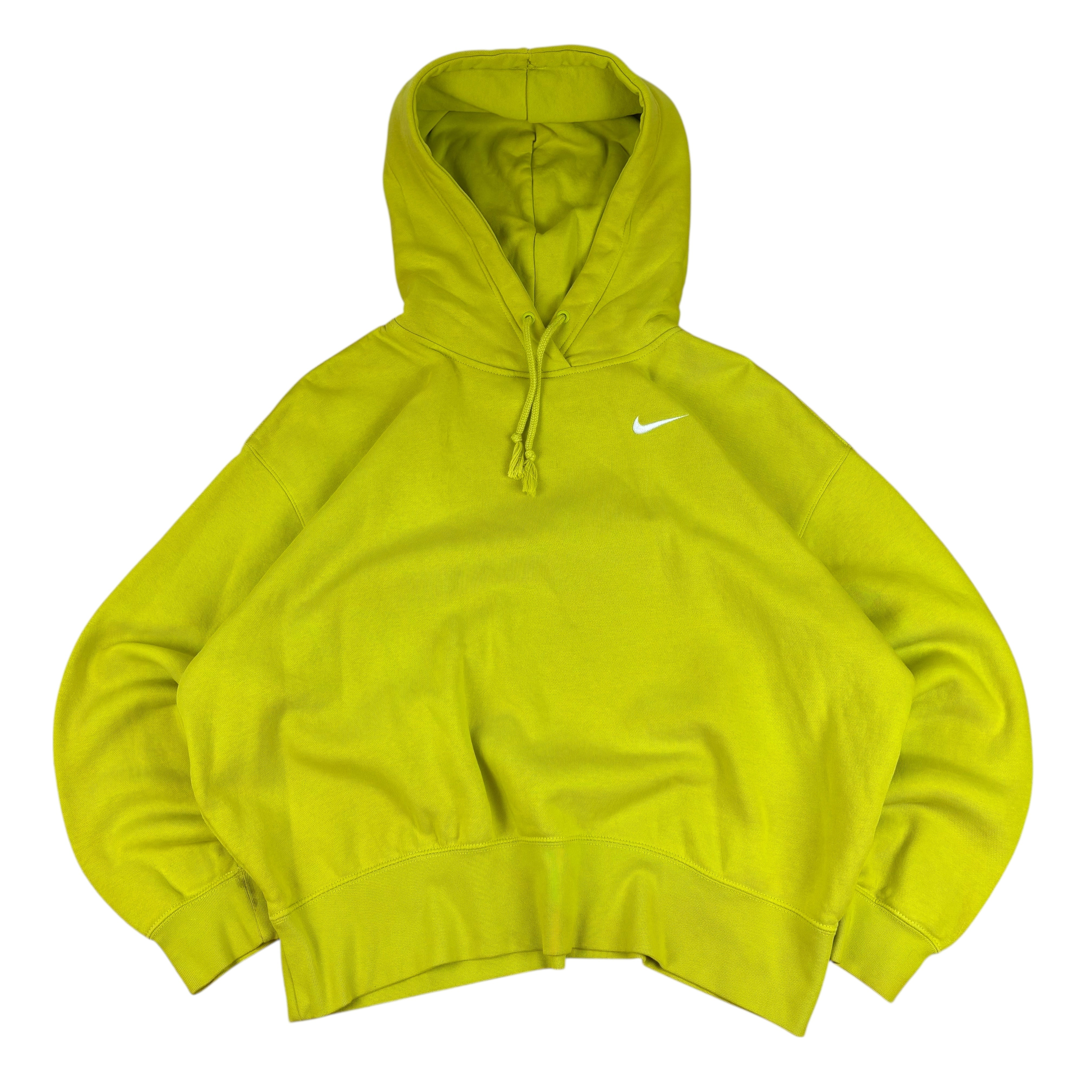 Nike Lime Green Logo Hoodie (M)
