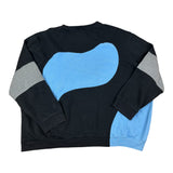 Supreme Black Blue Reworked Sweater (XXL)
