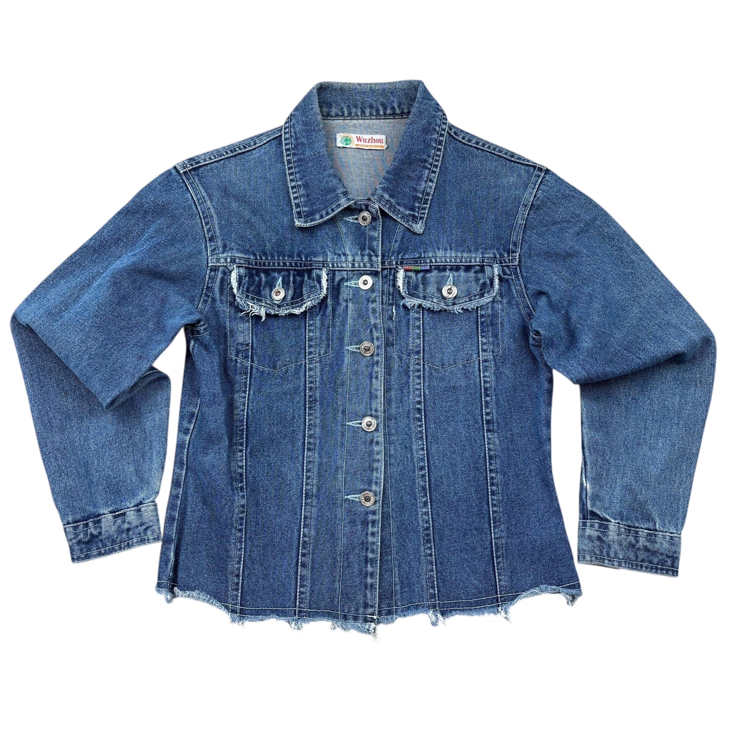 Wuzhou Vintage Cropped Denim Jacket (Women’s XS)