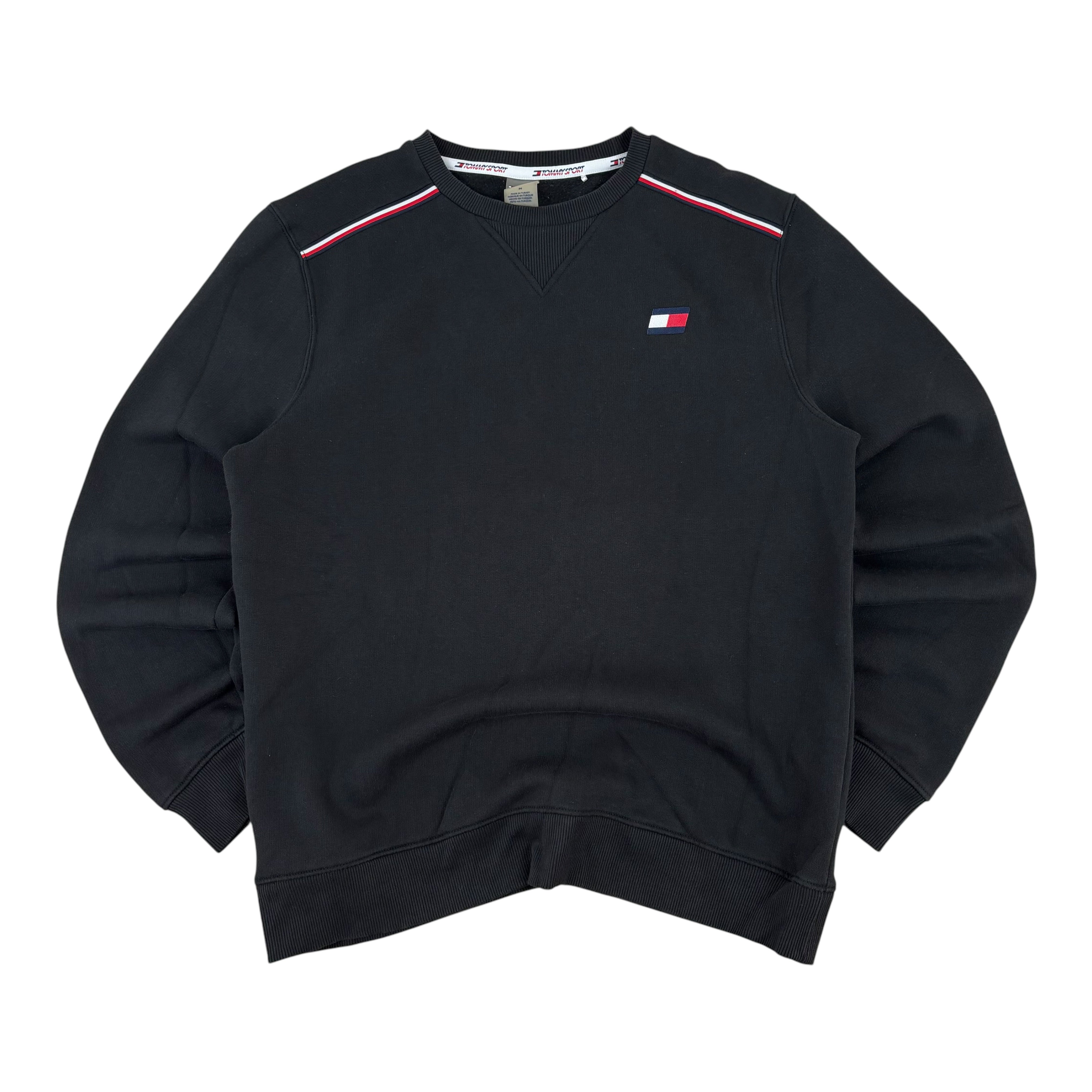 Tommy Hilfiger Sport Black Logo Sweater (M)