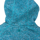 Mountain Warehouse Turquoise Knit Fleece Hoodie (Women’s L)