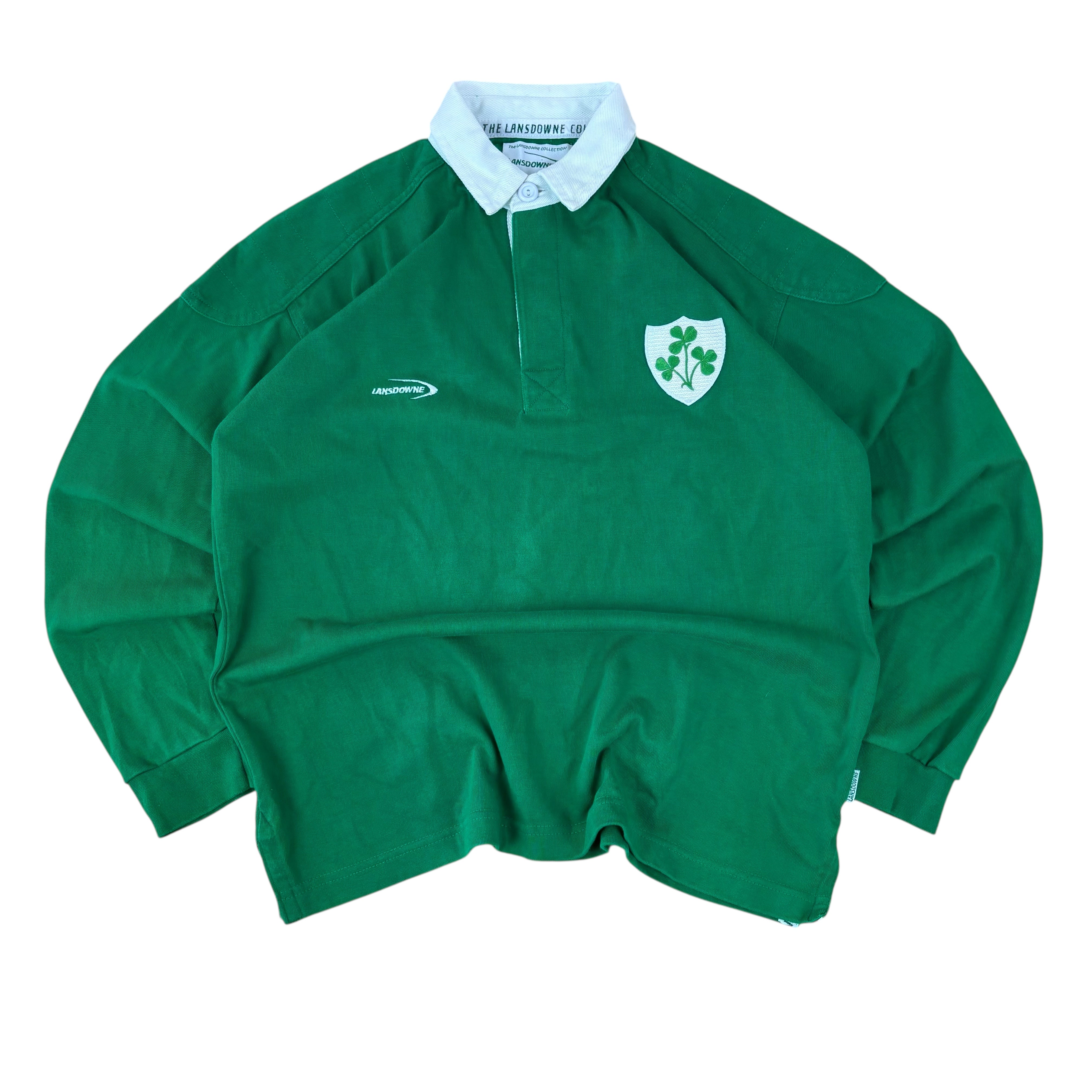Landsdowne Ireland Rugby Retro LS Home Jersey (9-10yrs)
