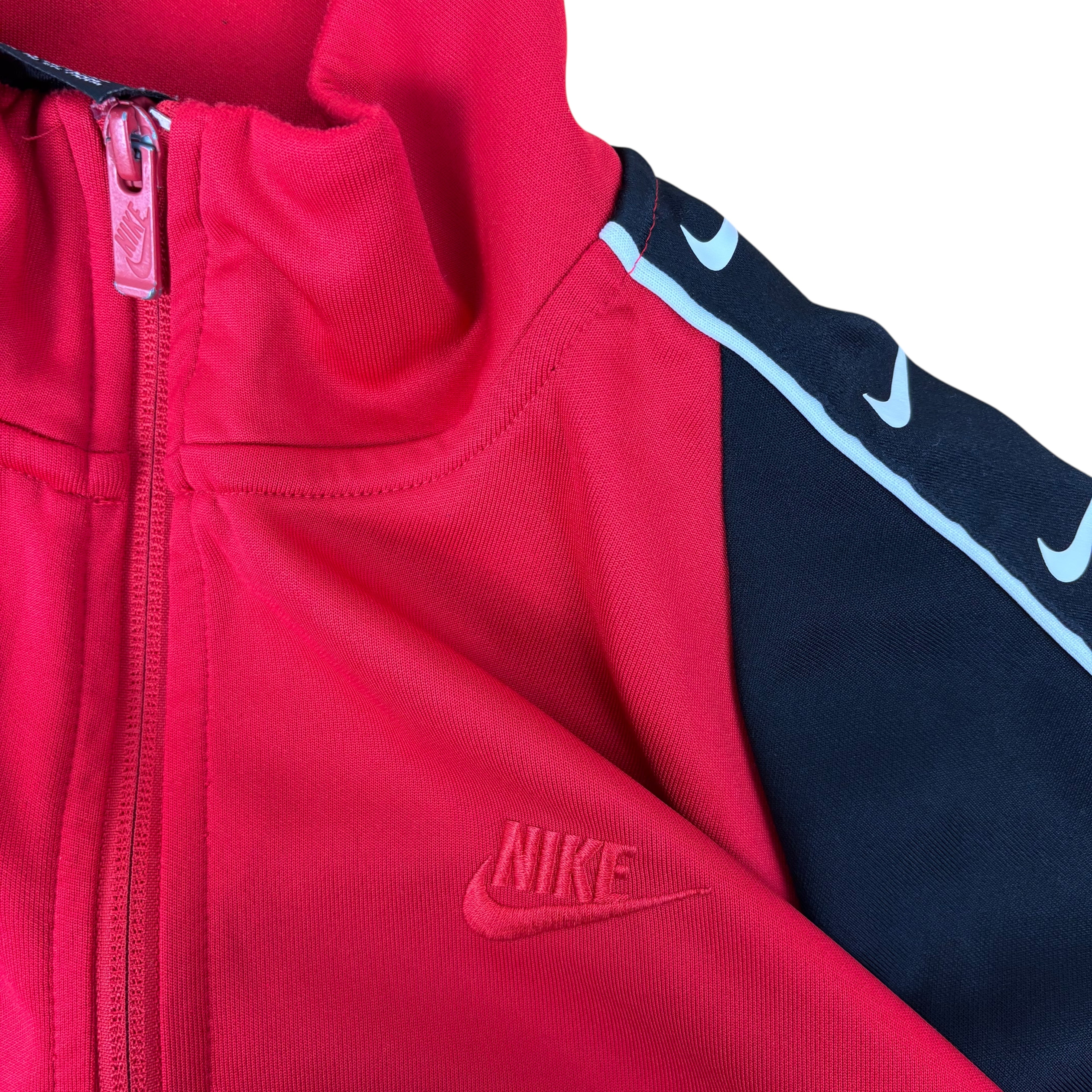 Nike Red Y2K Logo Track Jacket (S)