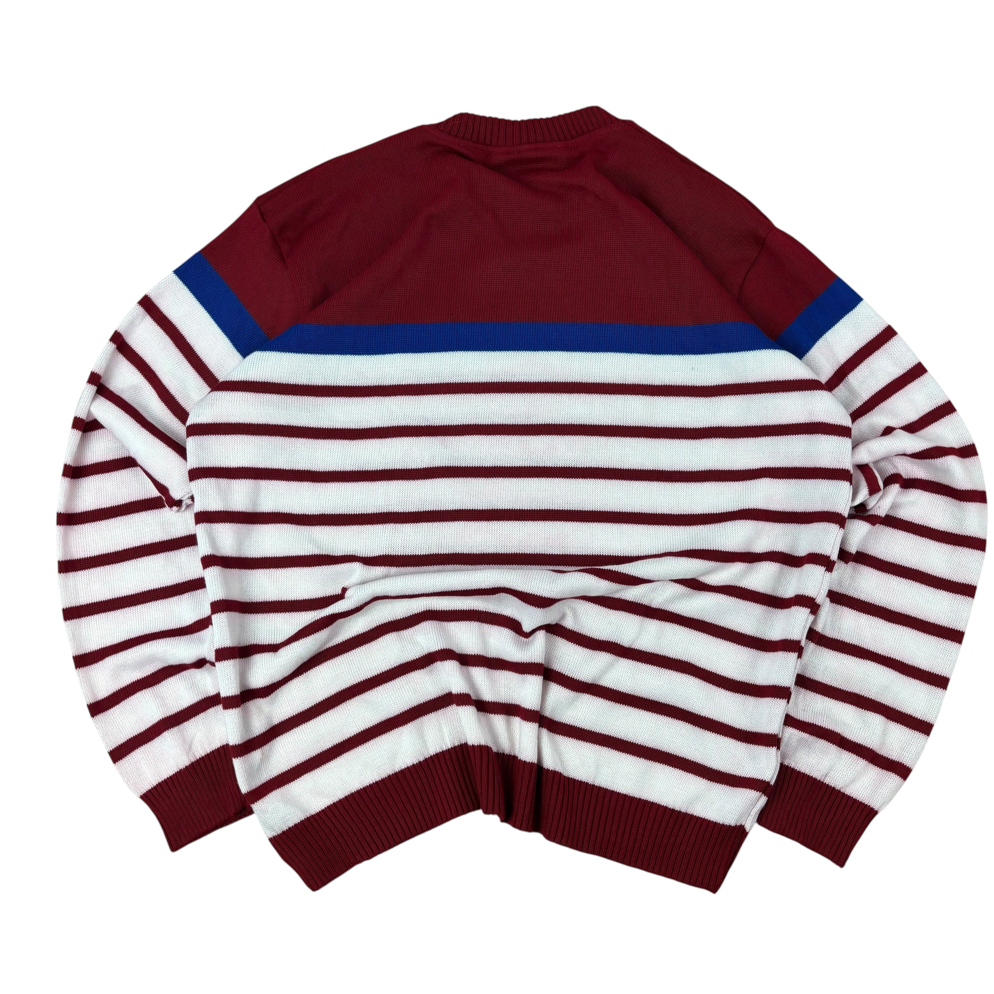 Lacoste Y2K Striped Knitted Sweater (XL)