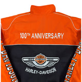 Harley Davidson 100 Year Anniversary 2003 Orange Racing Jacket (M-XL)