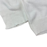 Polo Ralph Lauren White Knitted V-Neck Sweater (M)