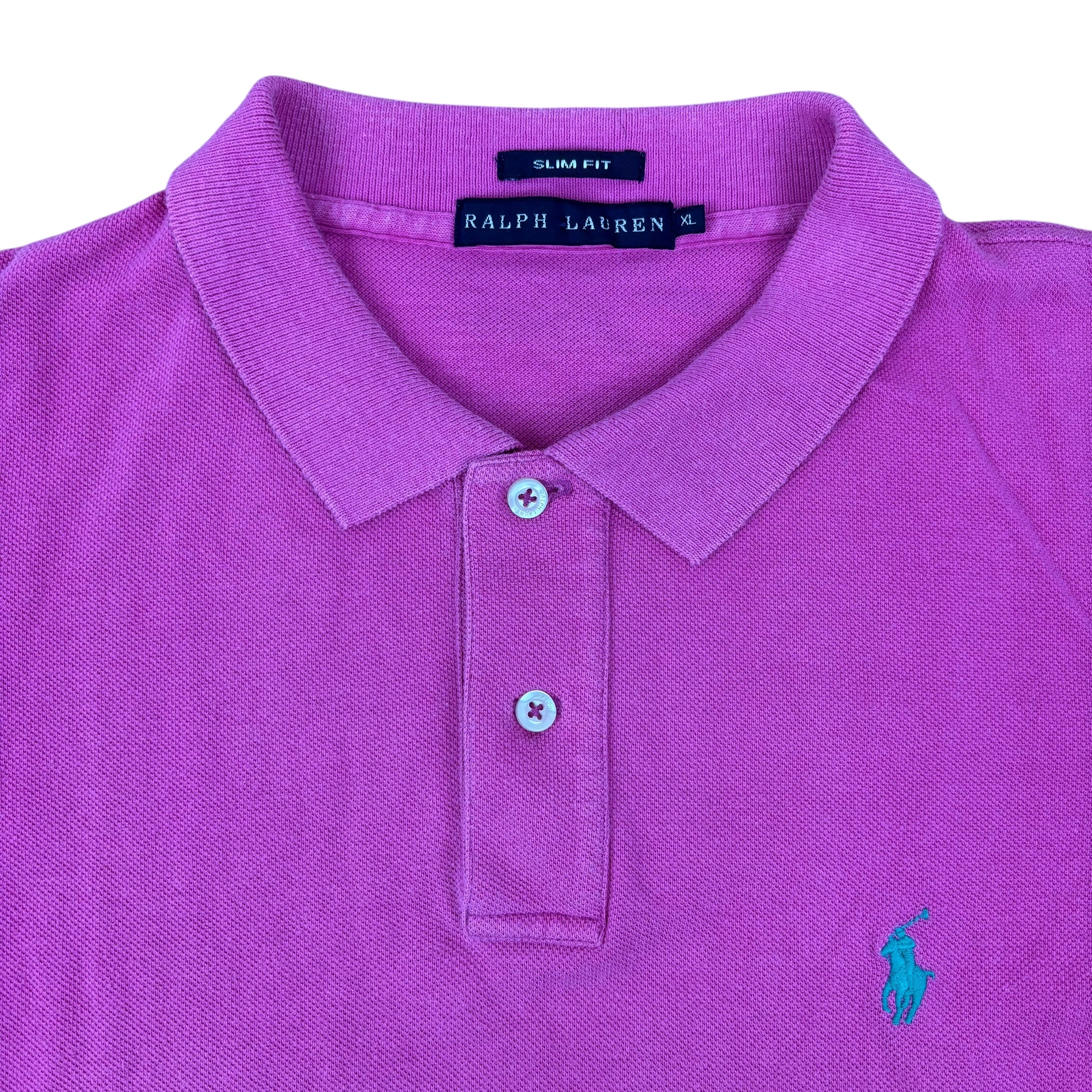 Ralph Lauren Pink Logo Polo Shirt (Women’s XL)