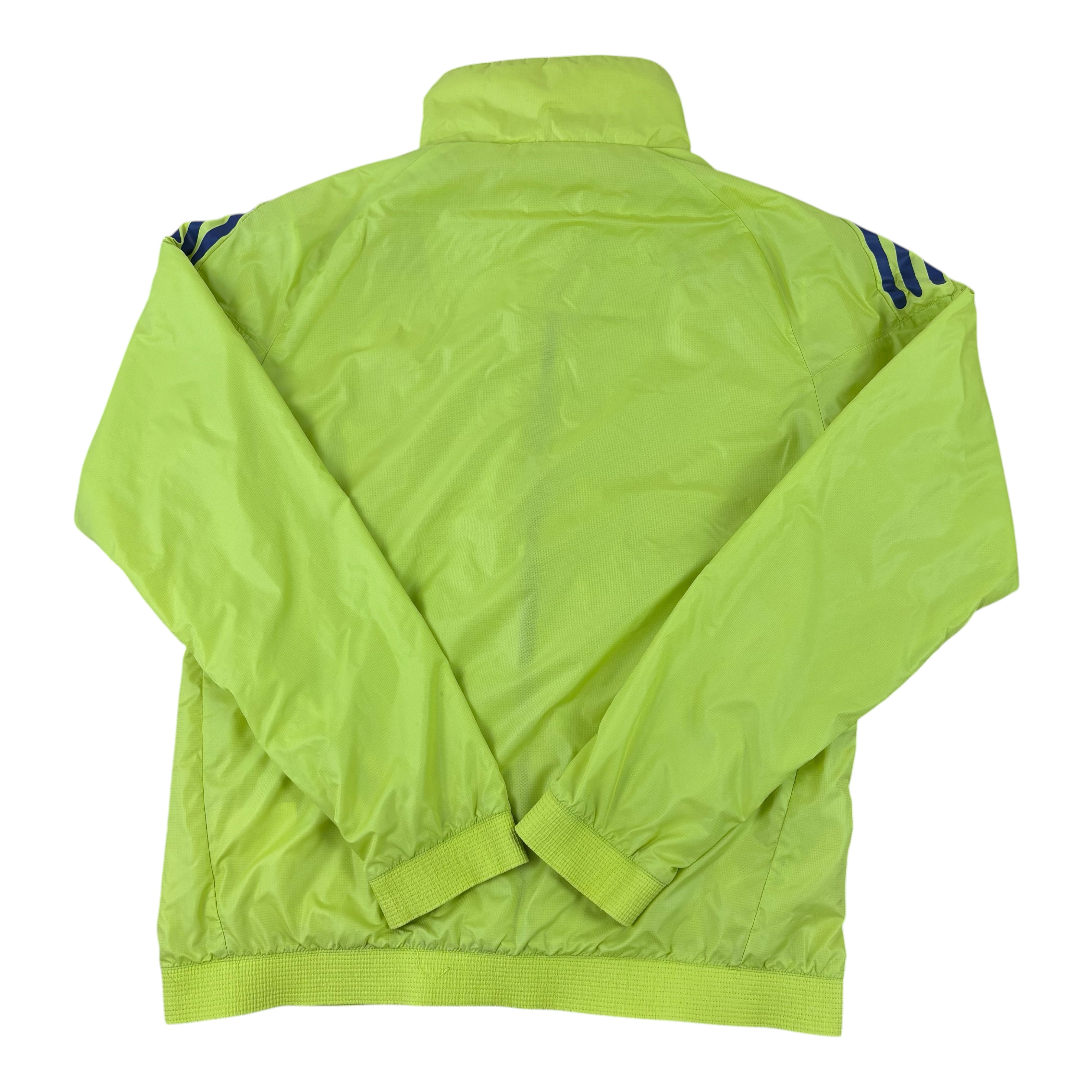 Adidas Y2K Lime Green Logo Windbreaker (S)