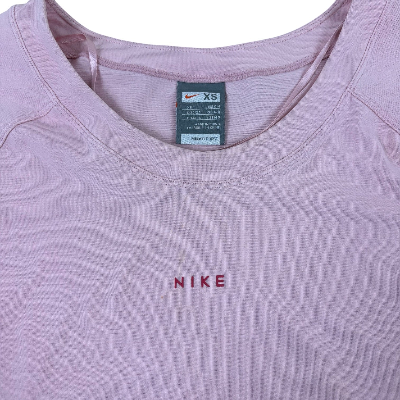 Nike FIT Y2K Spell-Out Baby Tee (Women’s XS)