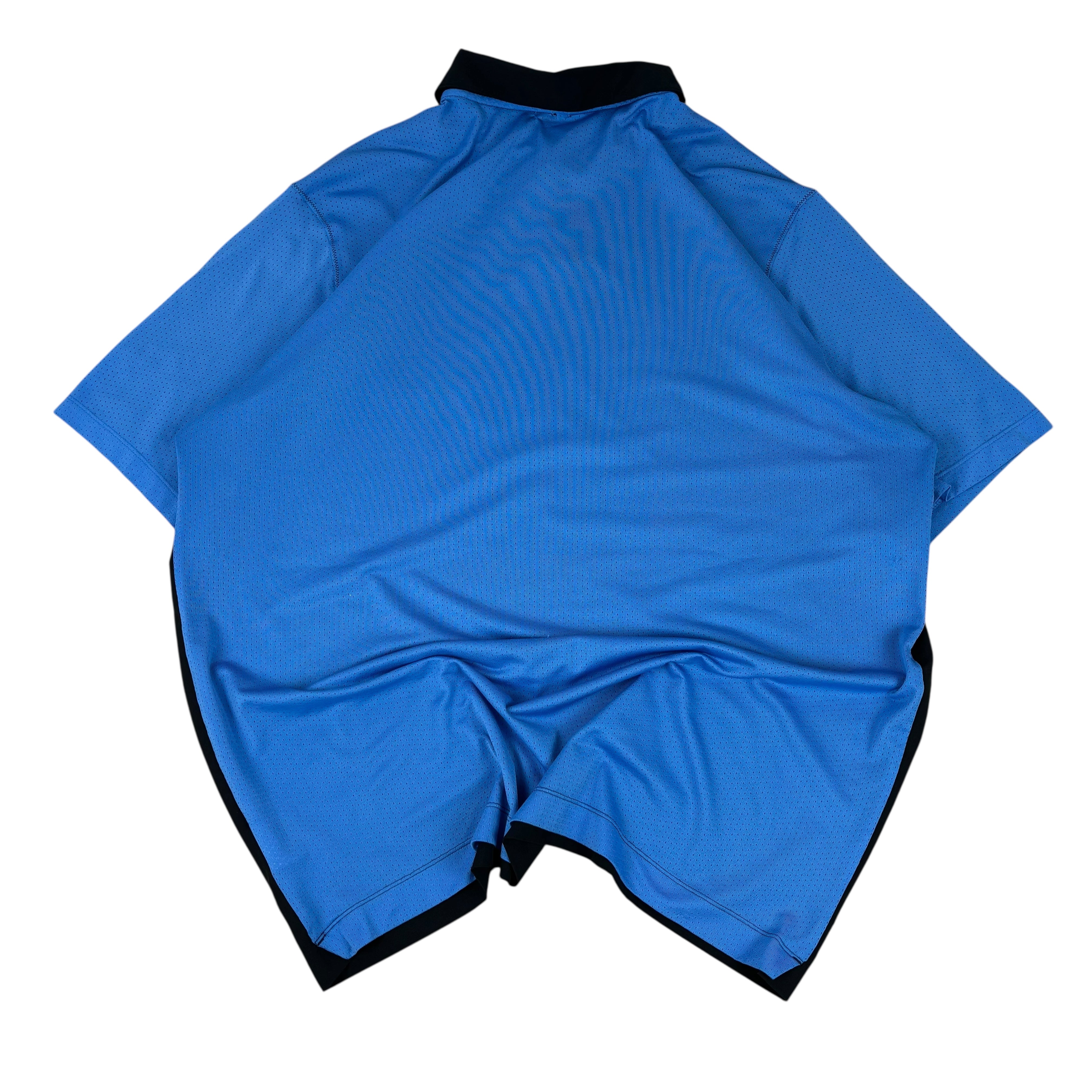 Nike Golf Tour Performance Black & Blue Polo Shirt (XXL)