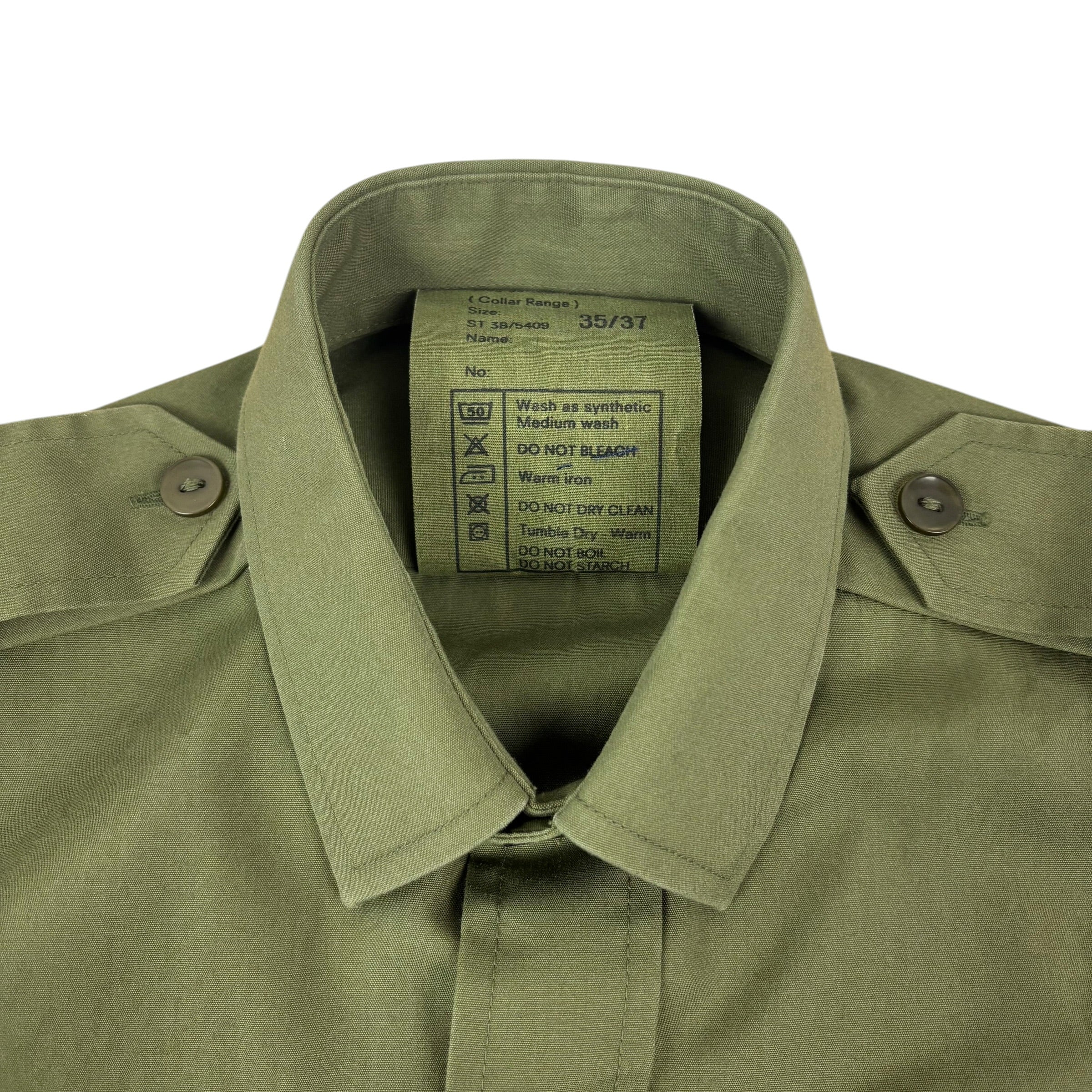 British Army 1999 Olive LS General Service Shirt (M)