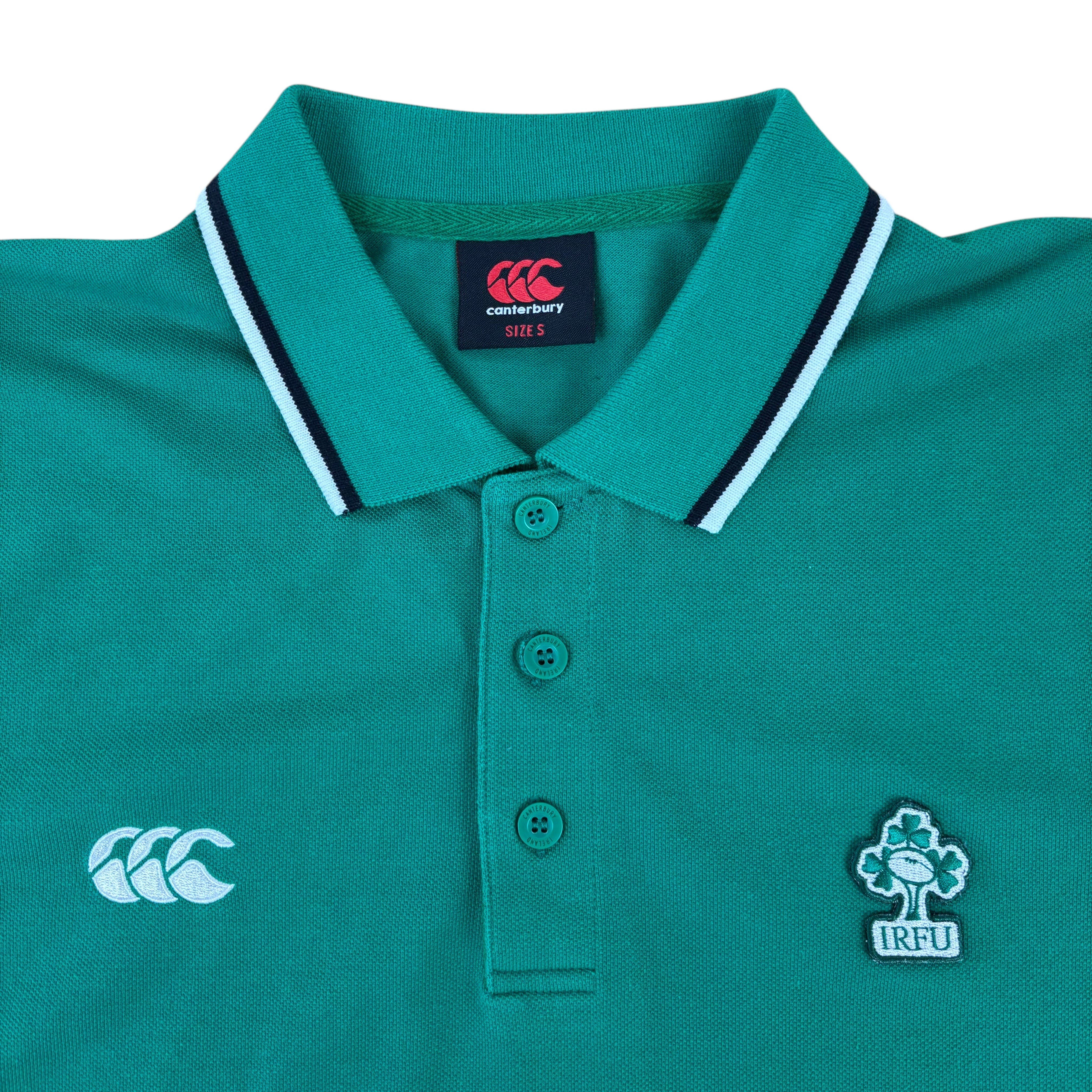 Canterbury IRFU Ireland Rugby 2014/16 Polo Shirt (S)