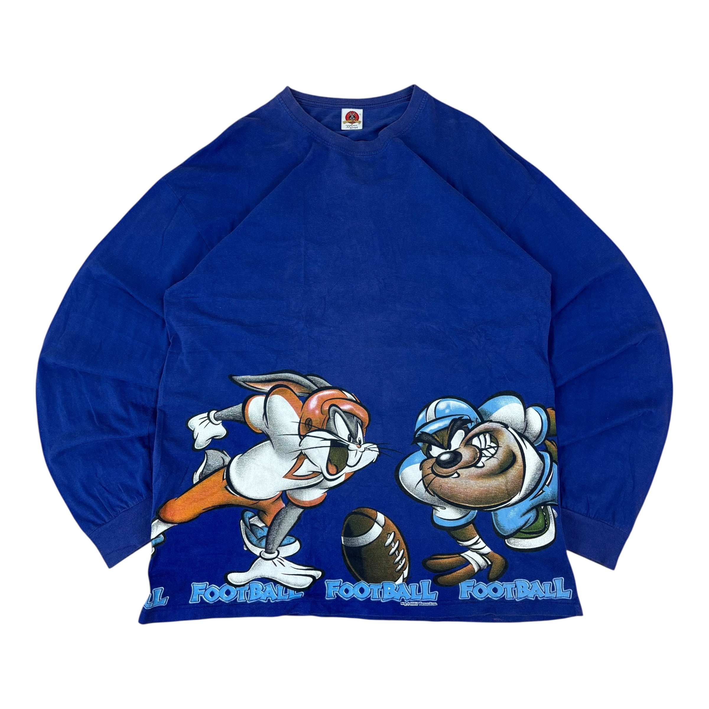Looney Tunes Football Y2K Graphic LS Tee (L)