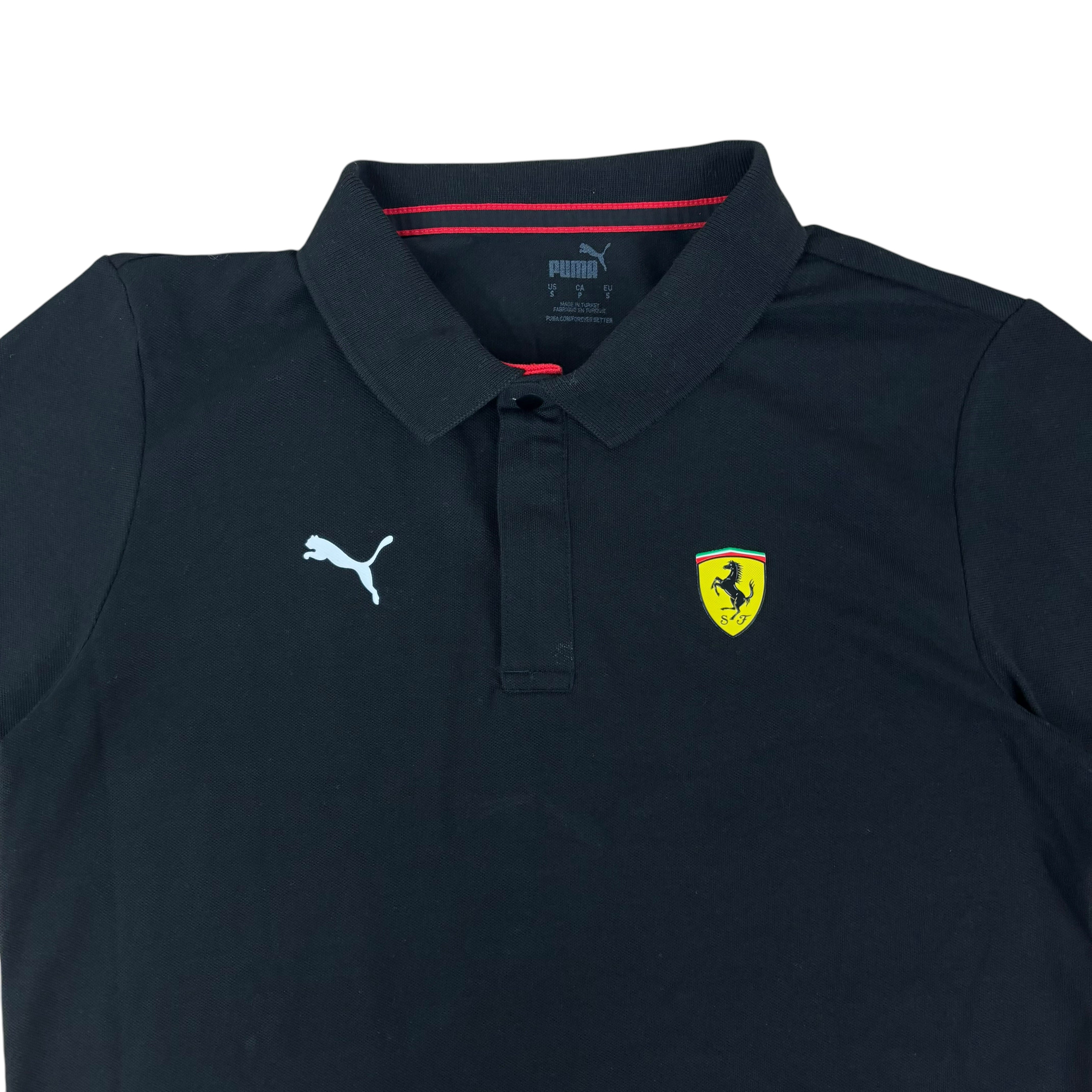 Puma Ferrari Black Polo Shirt (S)