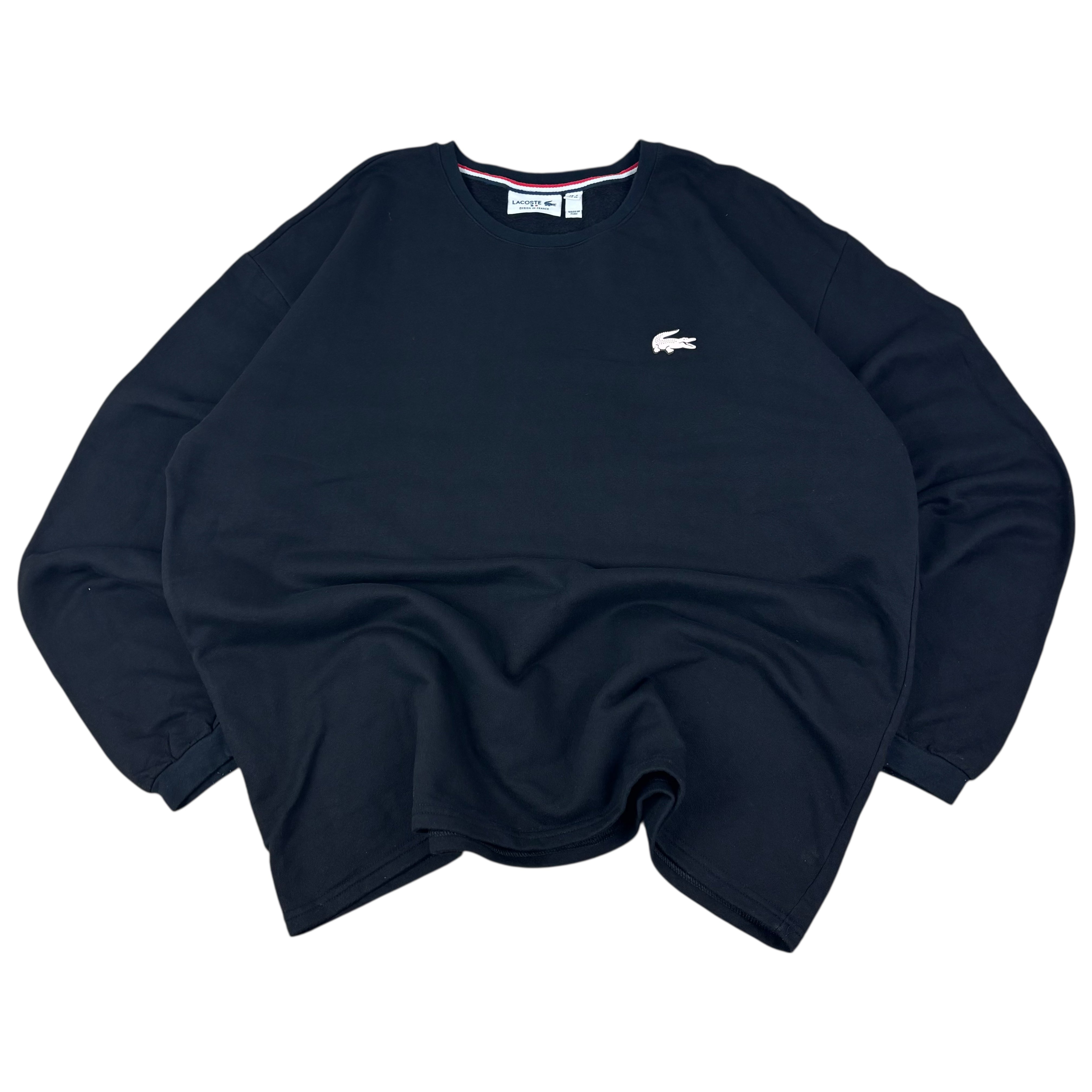 Lacoste France Black Logo Sweater (XL)