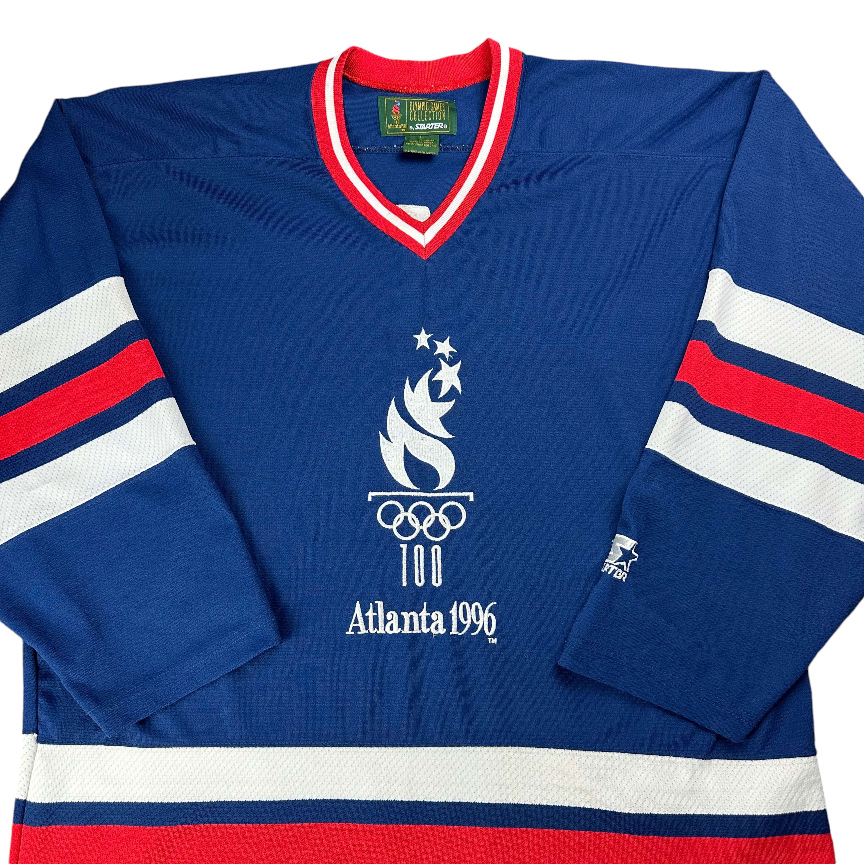 Starter Atlanta 1996 Olympic Games Hockey Jersey (L)