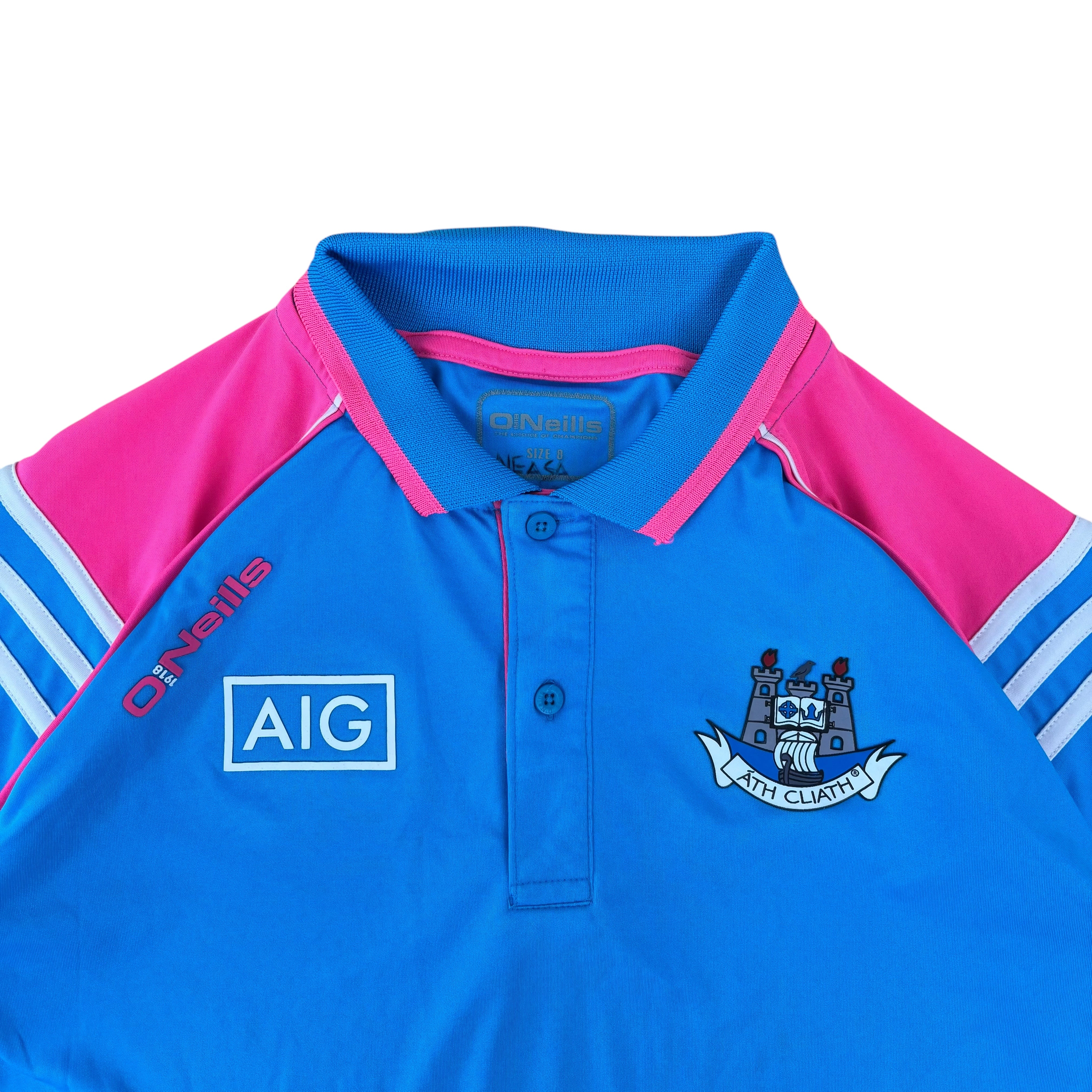 O’Neills Dublin GAA 2016/18 Pink Training Jersey (Women’s S)