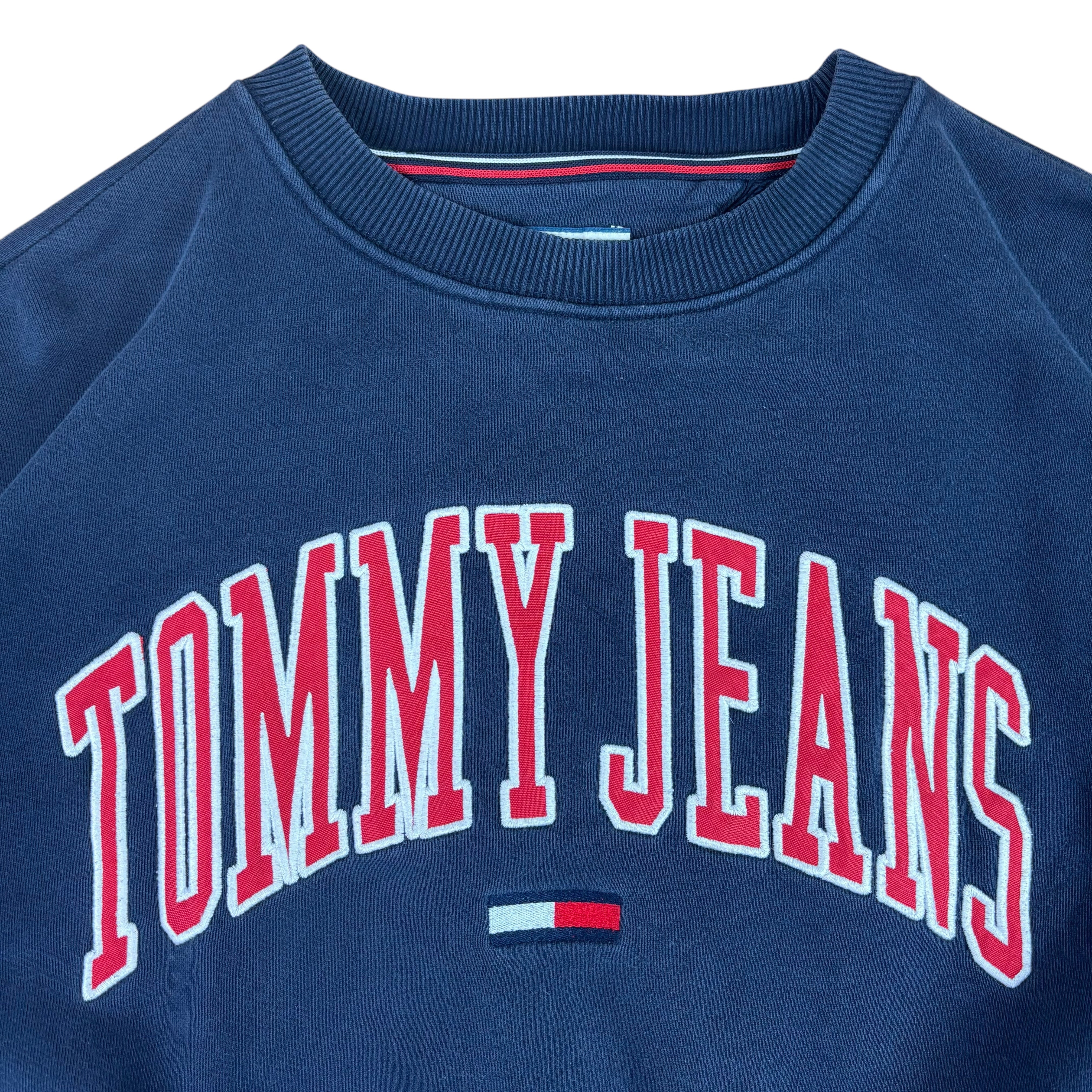Tommy Hilfiger Jeans Navy Spell-Out Sweater (M)