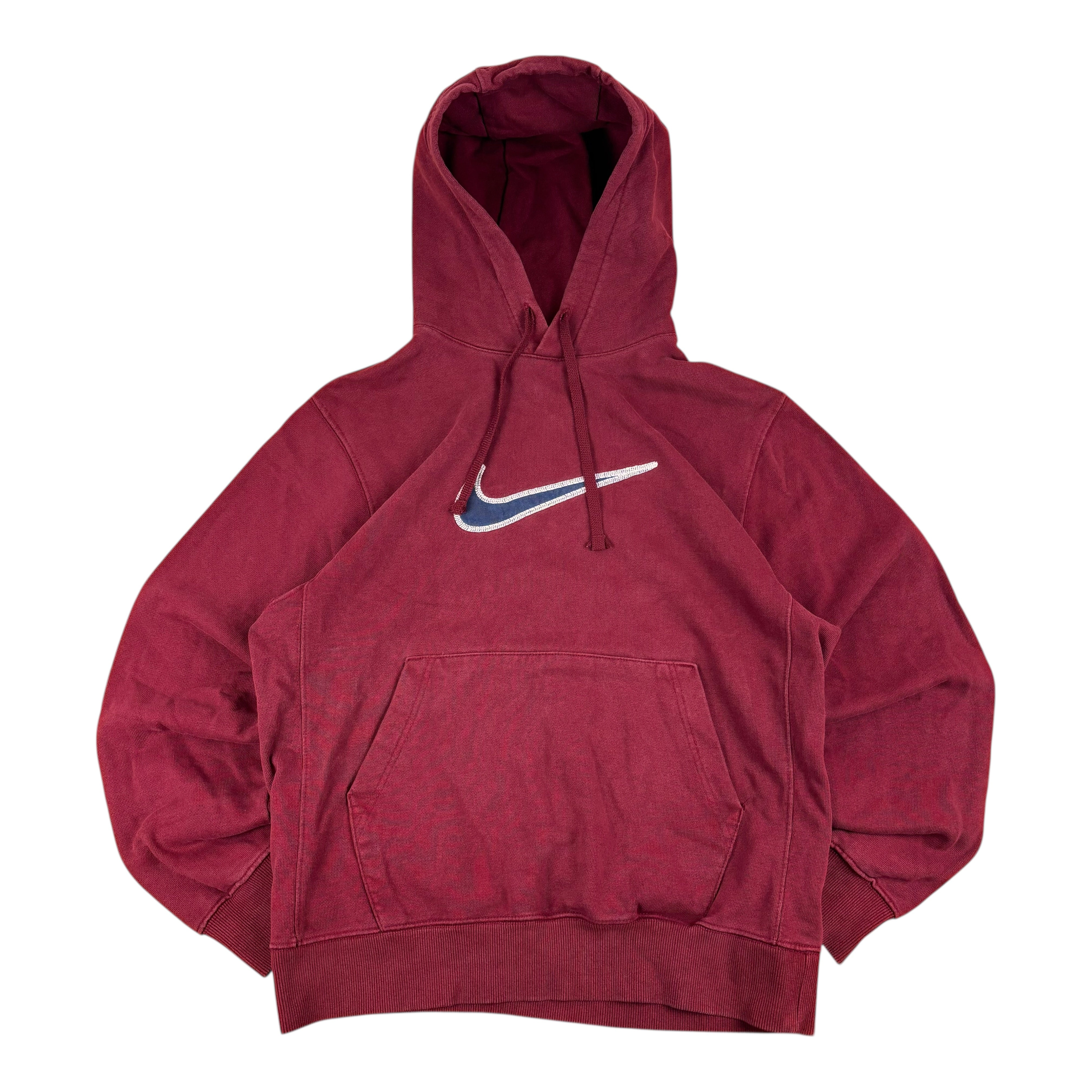 Nike Burgundy Swoosh Hoodie (S)