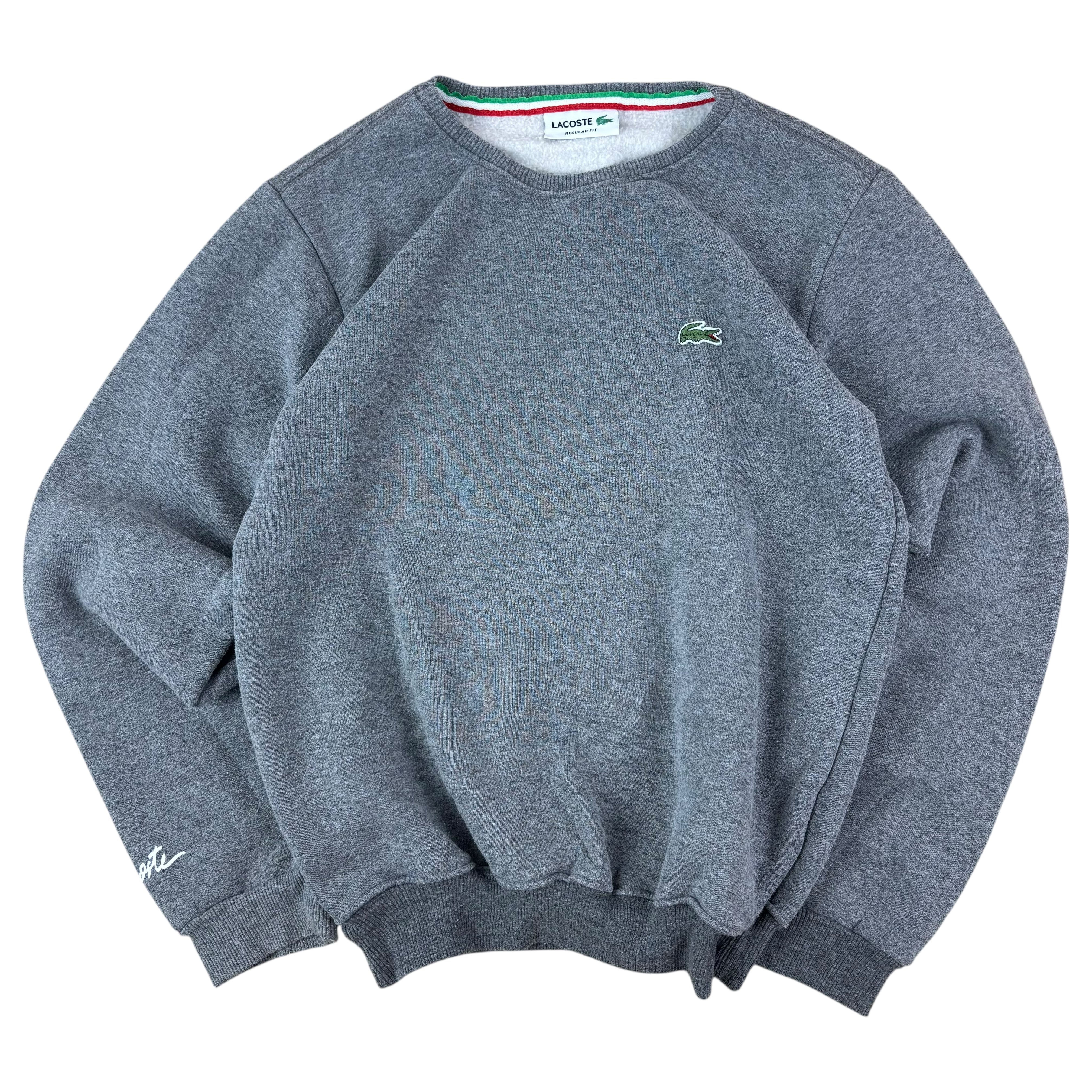 Lacoste Y2K Grey Logo Sweater (Women’s M)