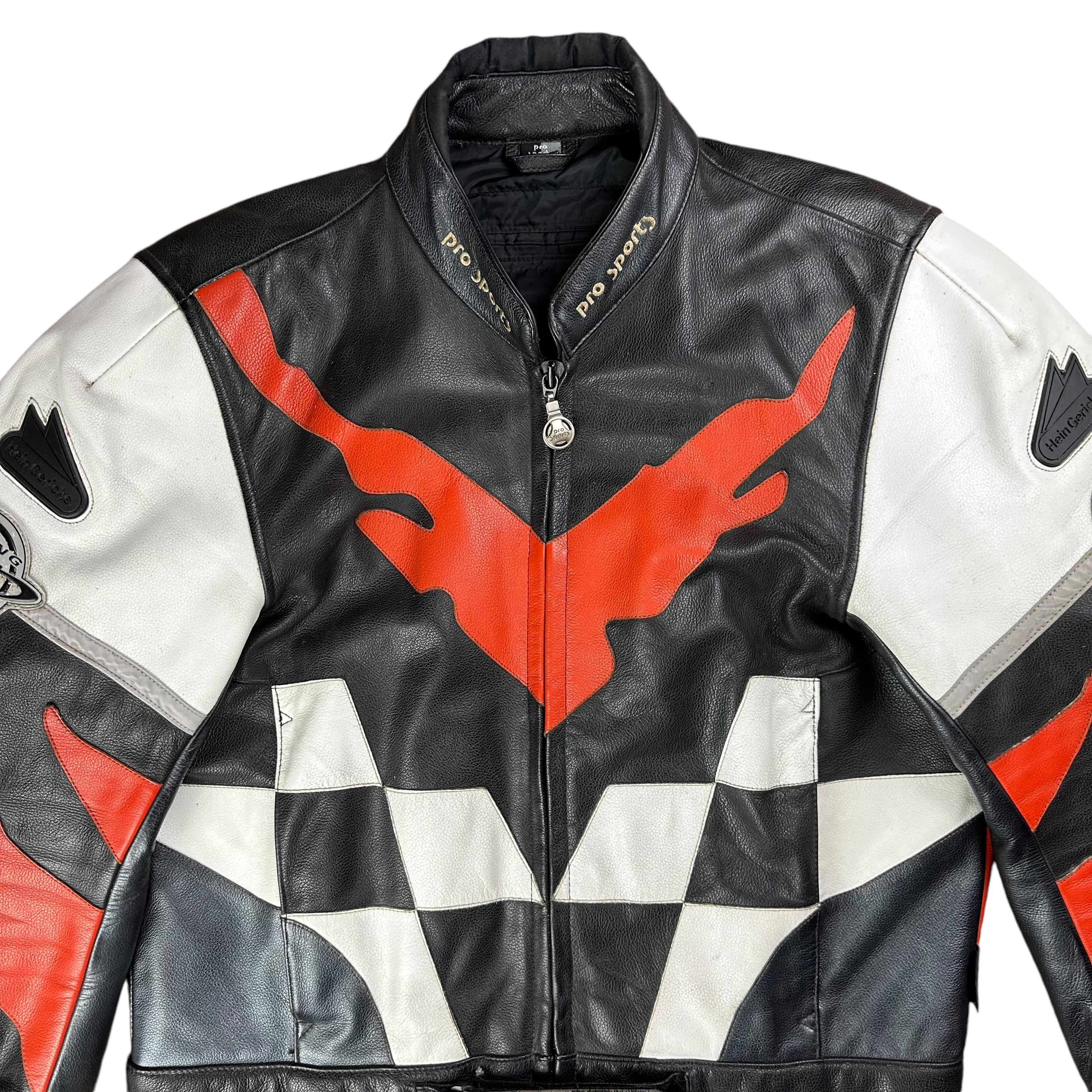 Hein Gericke ProSports 90s Leather Motorcycle Jacket (S)