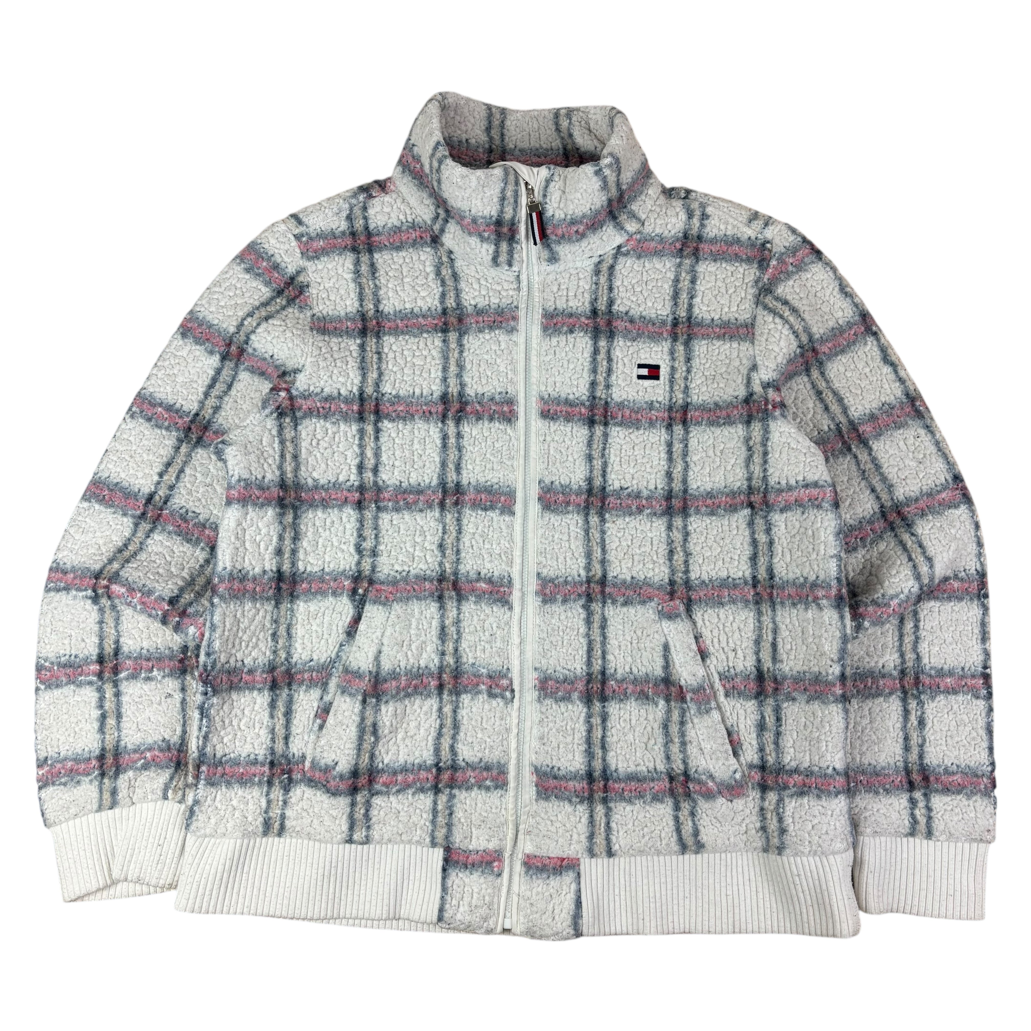 Tommy Hilfiger Pink Plaid Fleece (Women’s S)