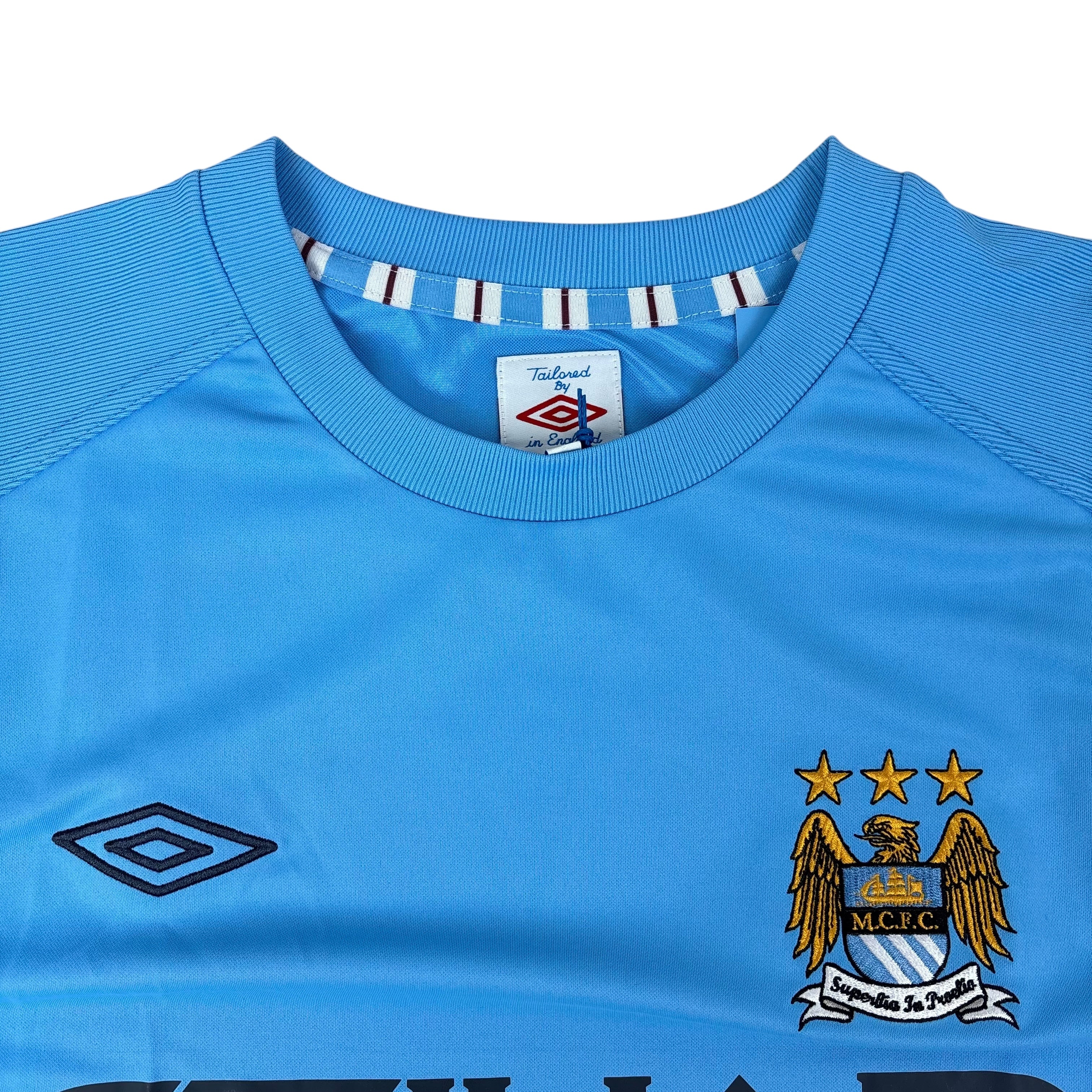Umbro Manchester City FC 2009/10 Home Jersey Vest BNWT (L)