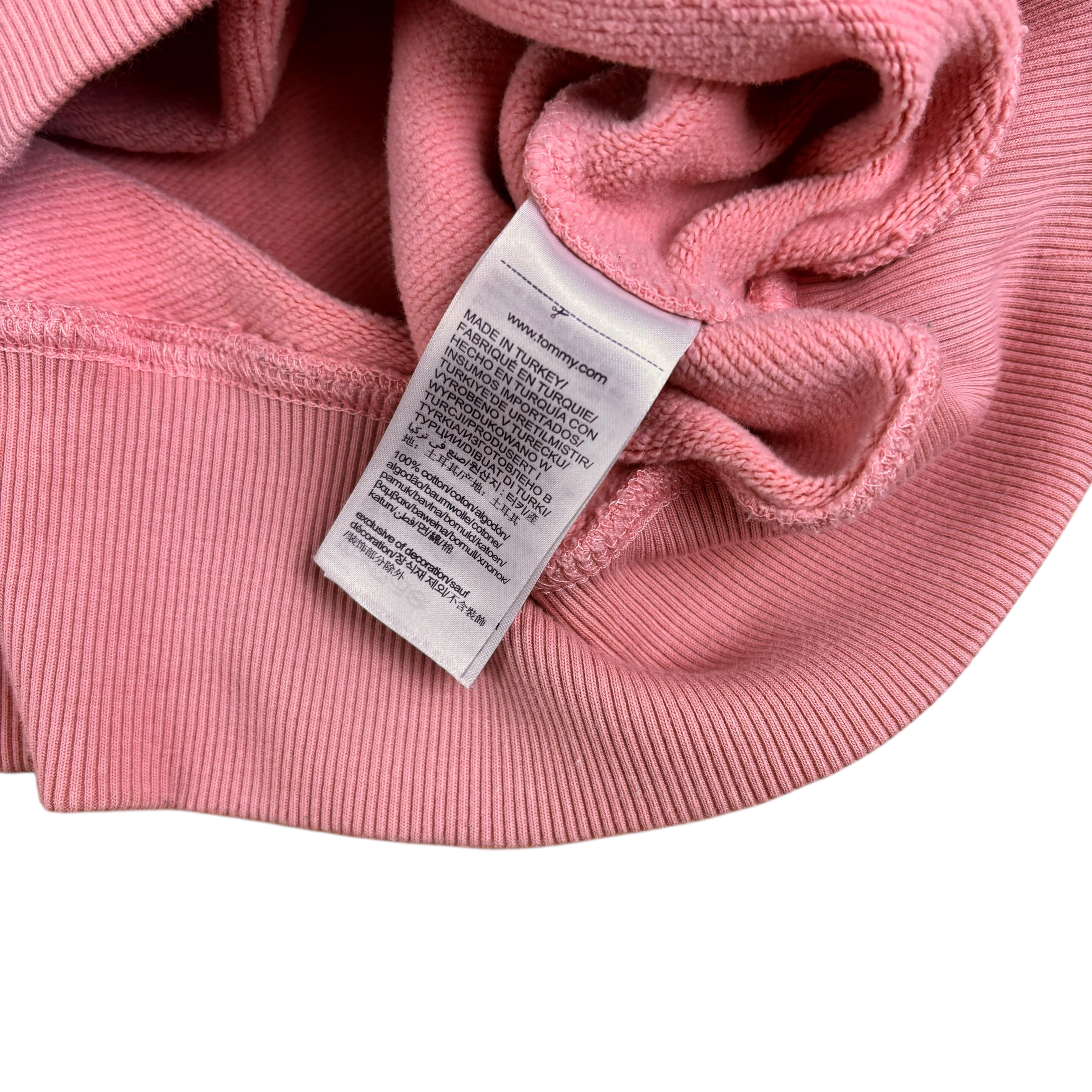 Tommy Hilfiger Jeans Pink Centre Logo Sweater (XL)