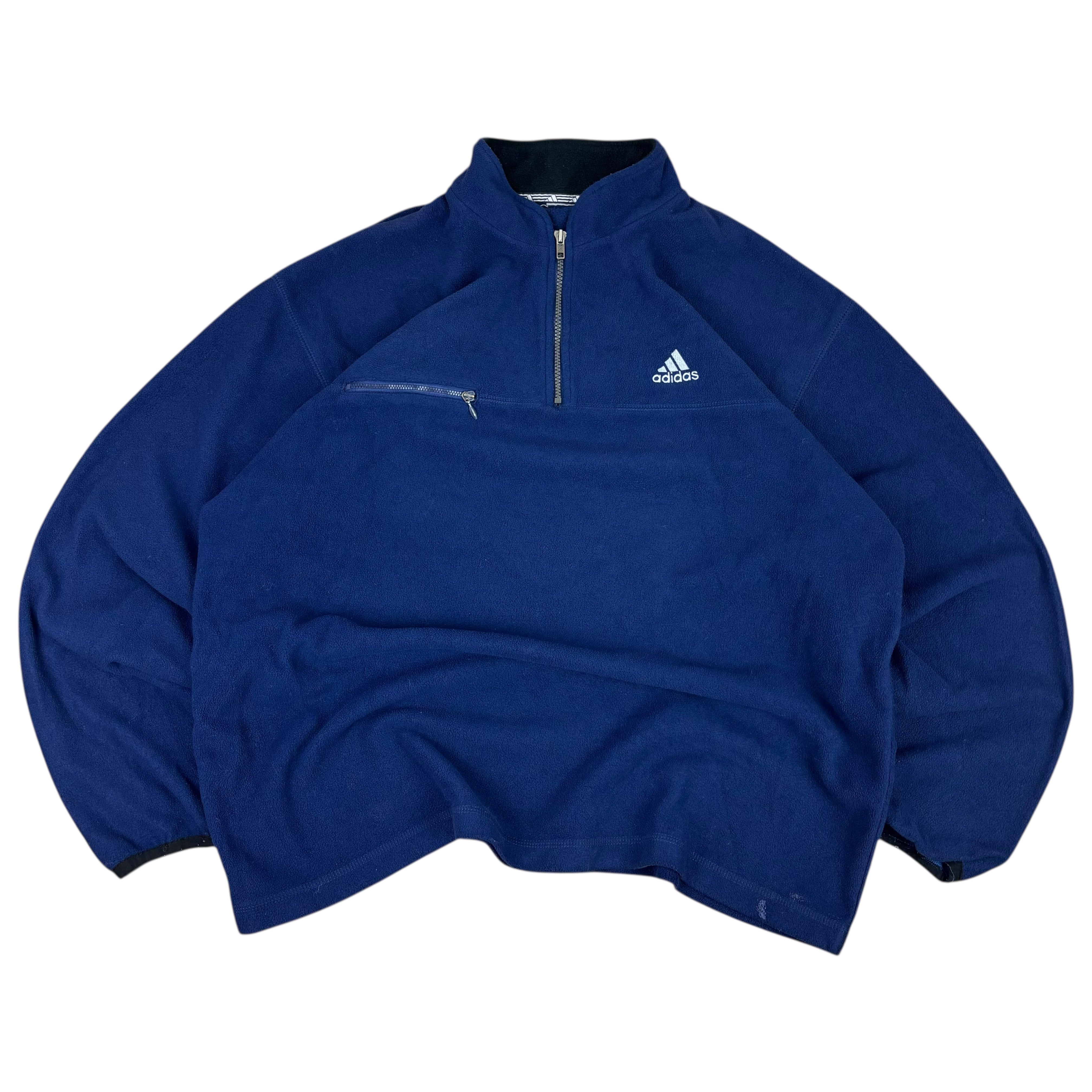 Adidas 80s Navy Q-Zip Fleece (XL)