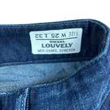 Diesel Louvley Y2K Flared Washed Denim Jeans (25”x32”)