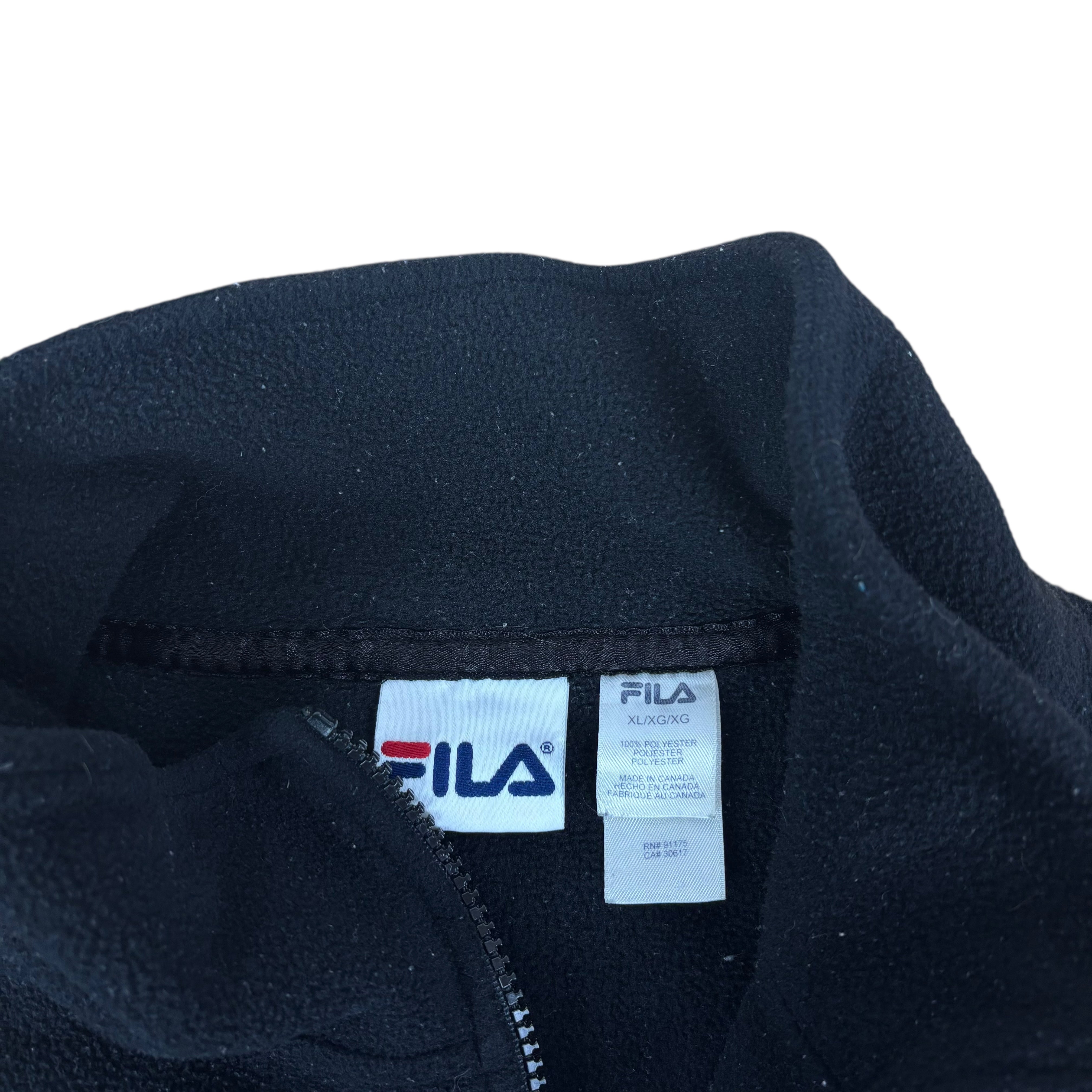 FILA Sport Black Q-Zip Fleece (XL)