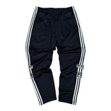 Adidas Black Side-Snap Track Pants (XL)