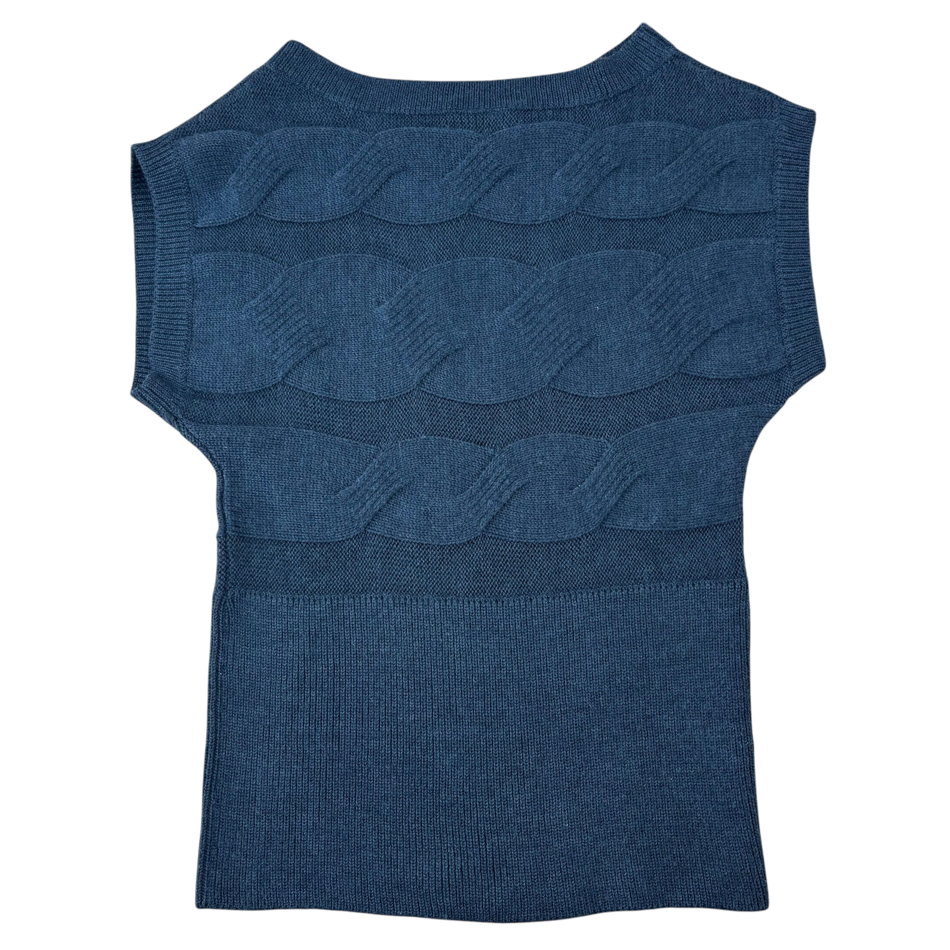 Lacoste Vintage Grey Knitted Sweater Vest (Women’s S)