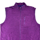 Chaps Ralph Lauren Maroon Fleece Gilet (XXL)