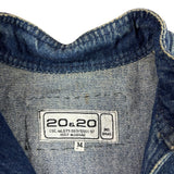 20&20 90s Asymmetrical Zip Denim Jacket (Women’s M)